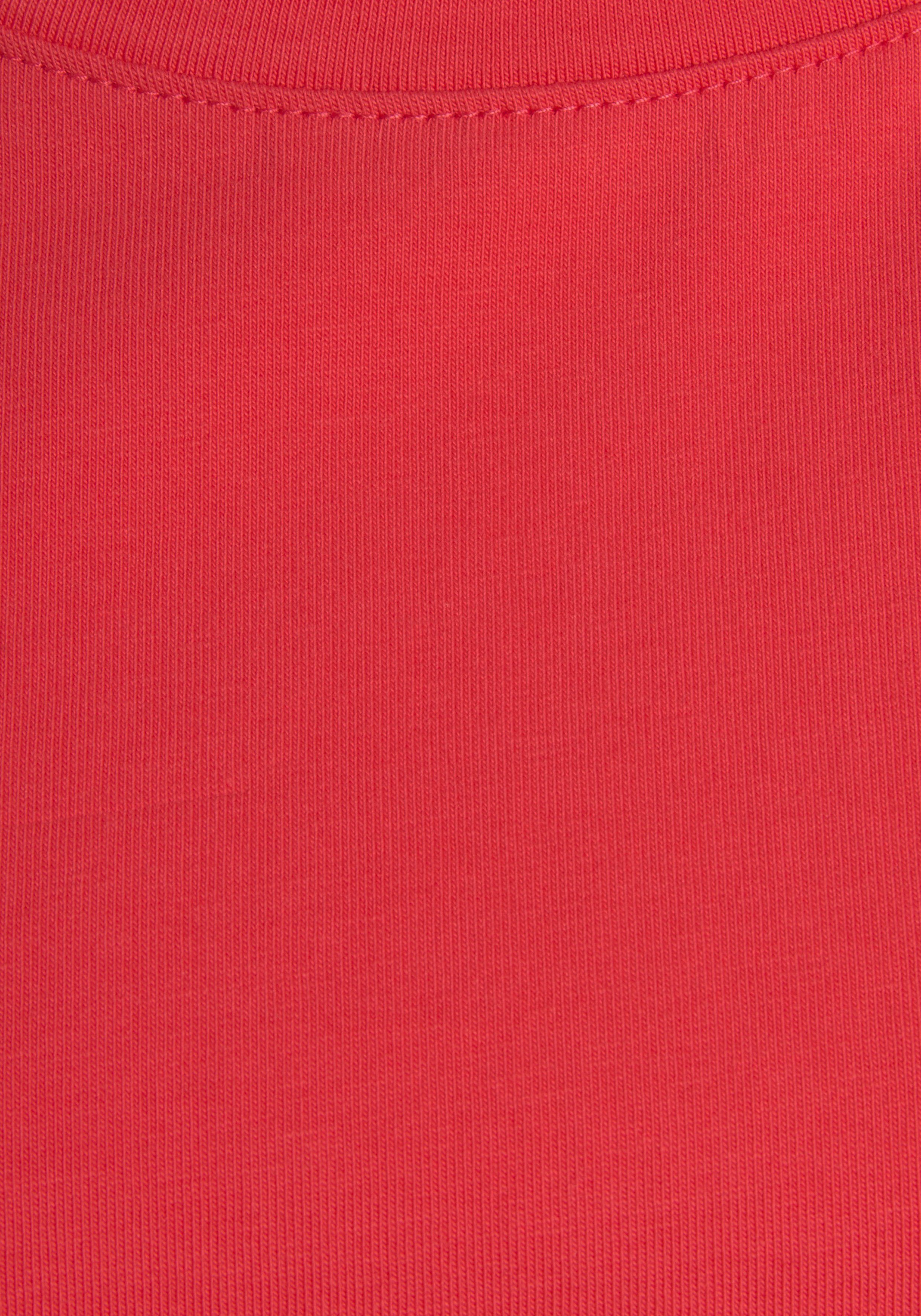 H.I.S T-shirt Met mouwomslagen met mouwomslag, in maritieme stijl, loungewear