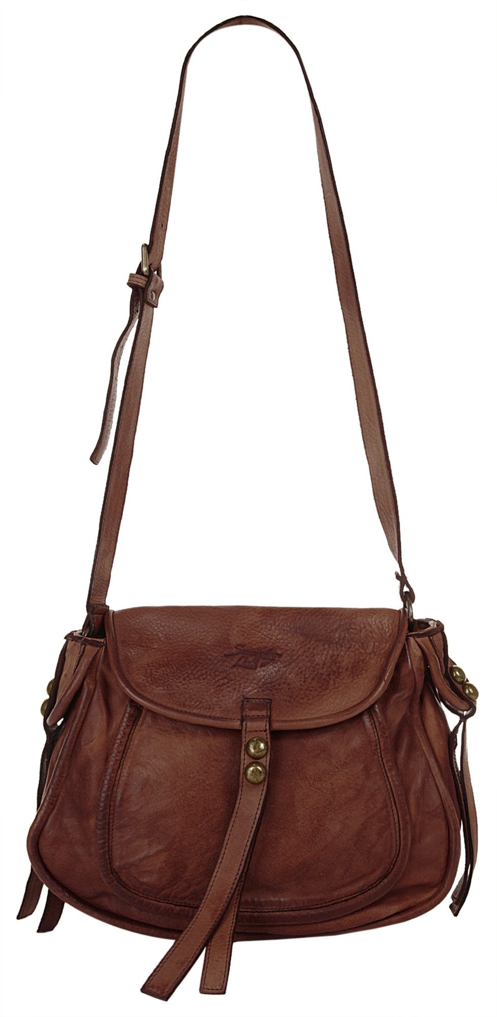 Samantha Look Schoudertas echt leer, made in italy