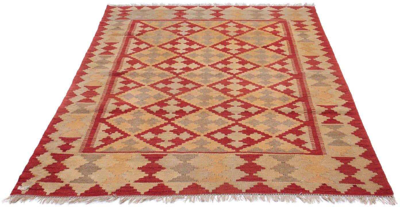 morgenland Wollen kleed Kelim Fars geheel gedessineerd 245 x 168 cm Omkeerbaar tapijt