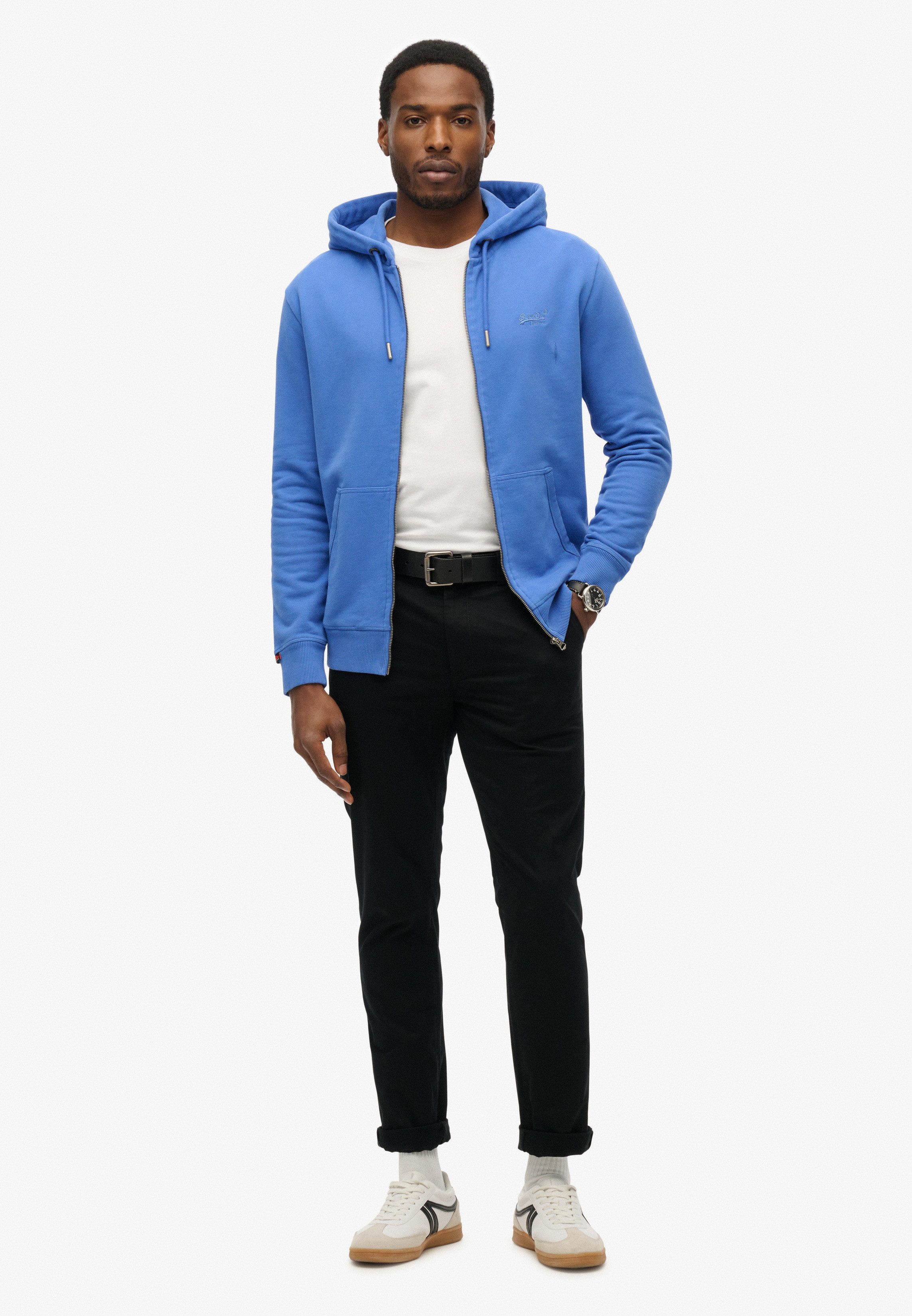 Superdry Capuchonsweatvest ESSENTIAL LOGO ZIP HOODIE HB
