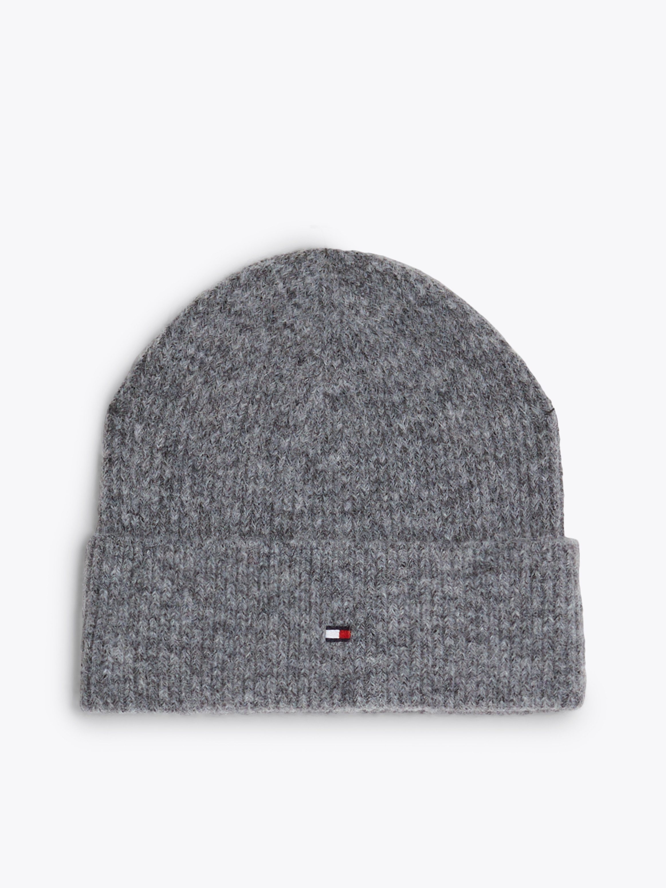Tommy Hilfiger Gebreide muts ESSENTIAL FLAG FUZZY BEANIE