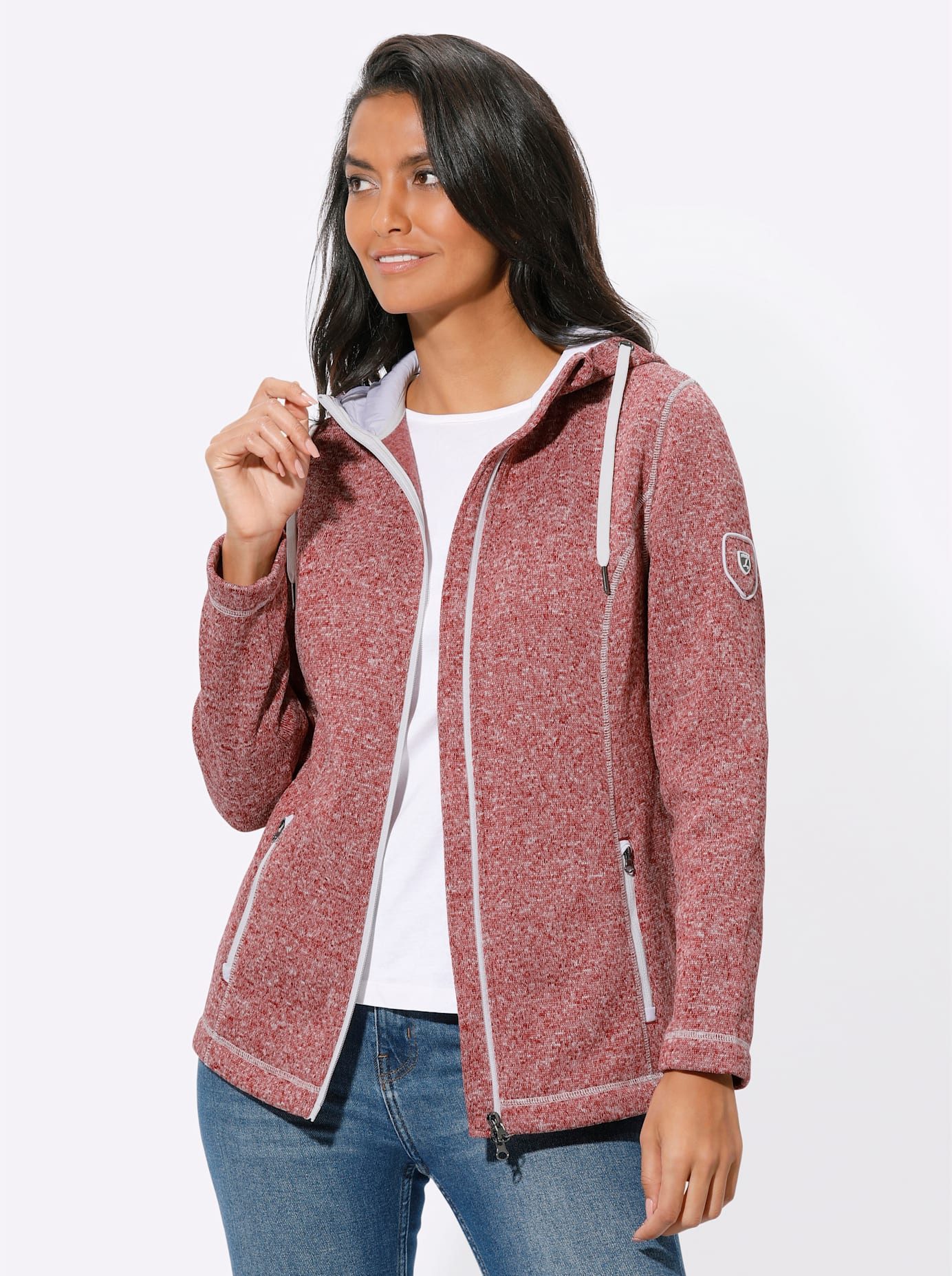 Casual Looks Gebreid fleecejack