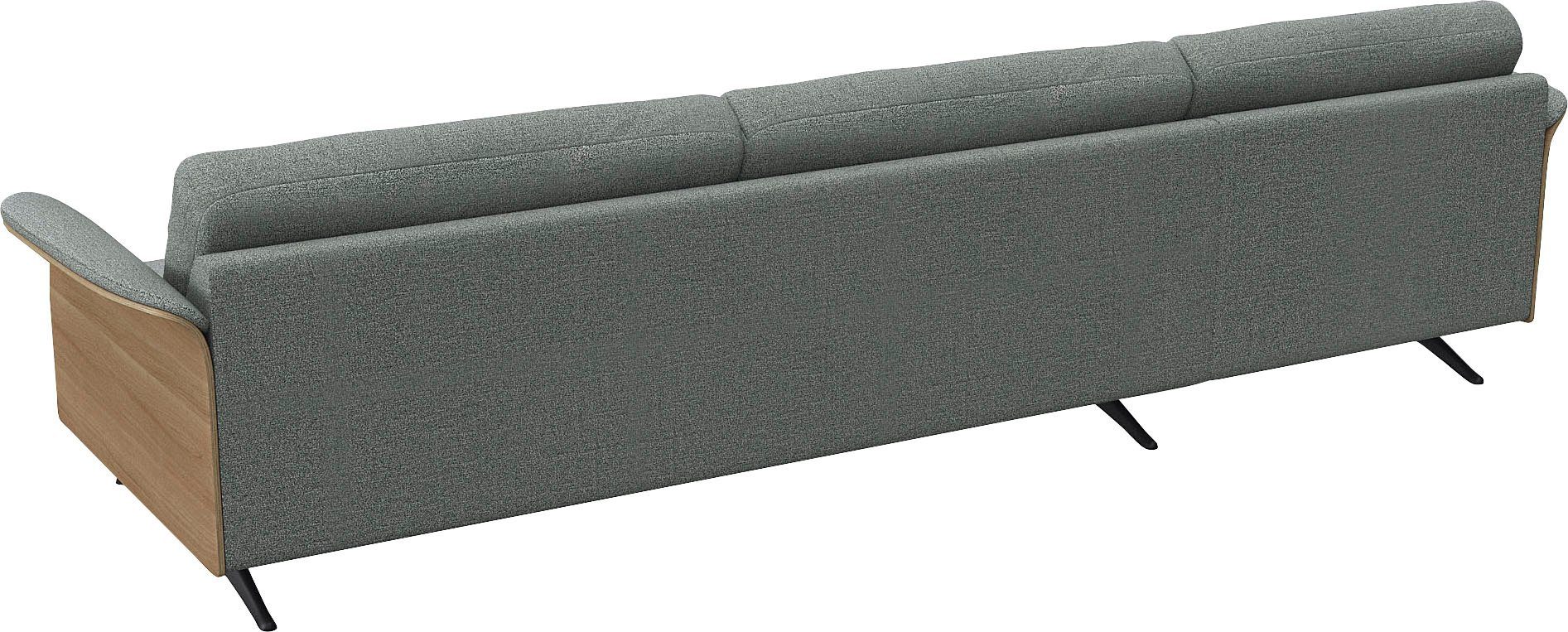 FLEXLUX Hoekbank Glow, super comfortabel door hoogwaardige zitconstructie met binnenvering, L-vorm