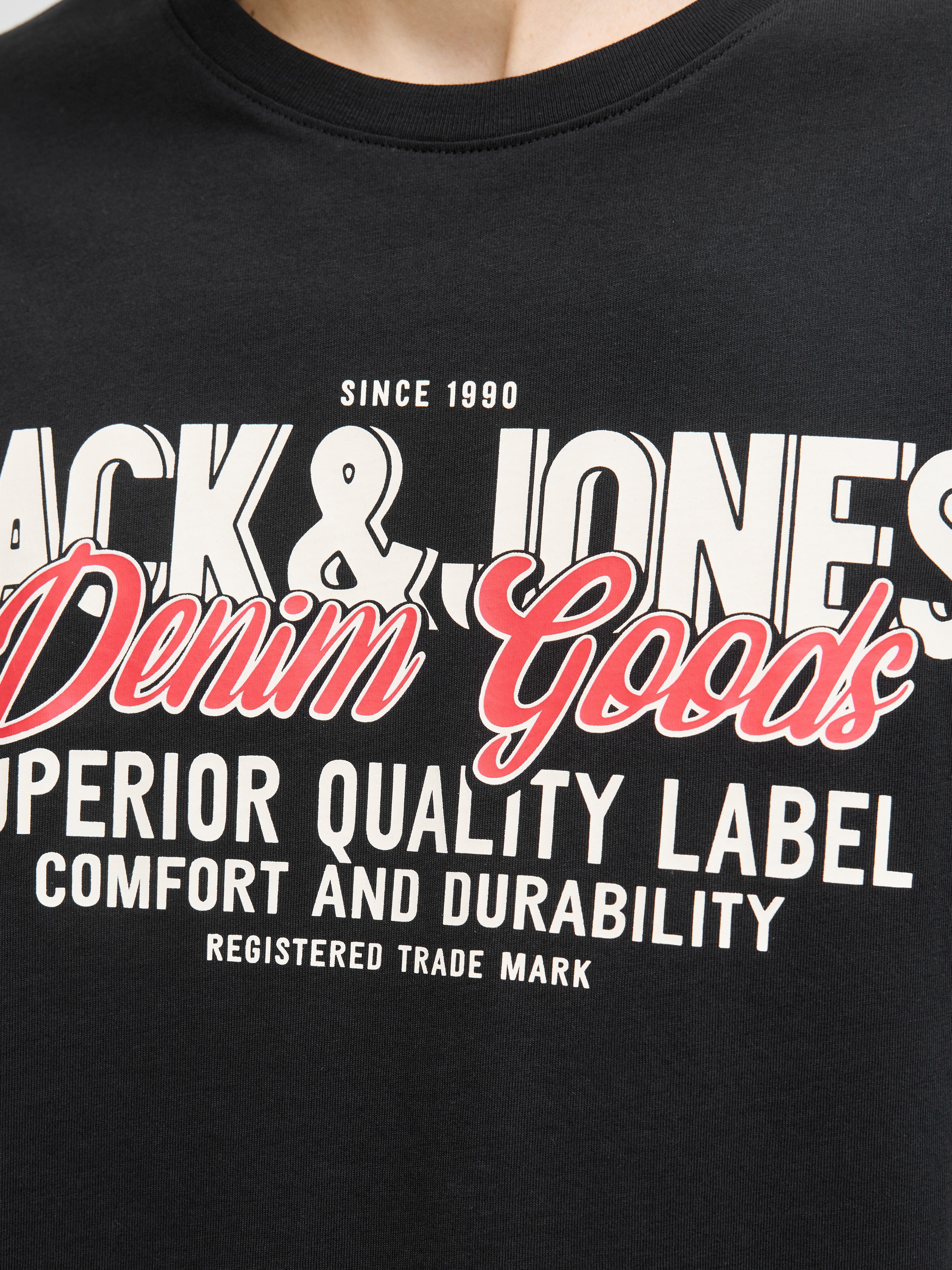 Jack & Jones PlusSize T-shirt JJELOGO TEE SS ONECK 2 COL AW25 NOOS PLS