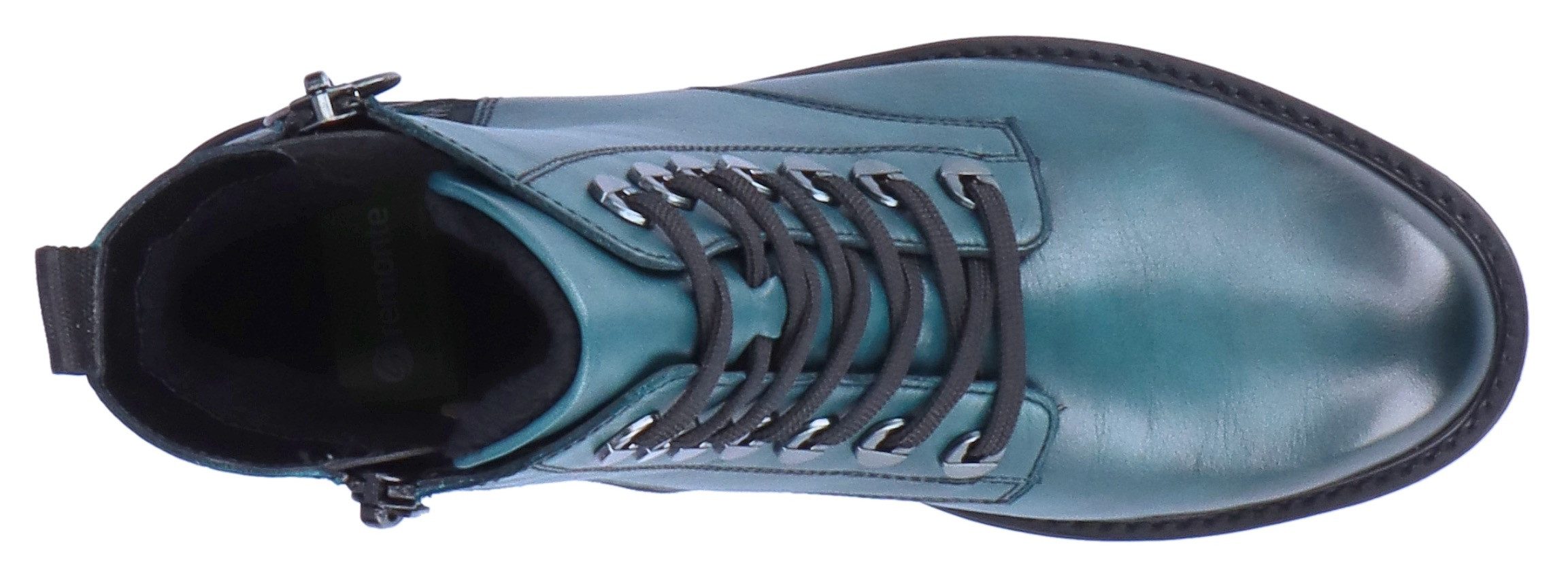 Remonte Veterlaarsjes blokhak, laarsjes, veterschoenen, flats in used look