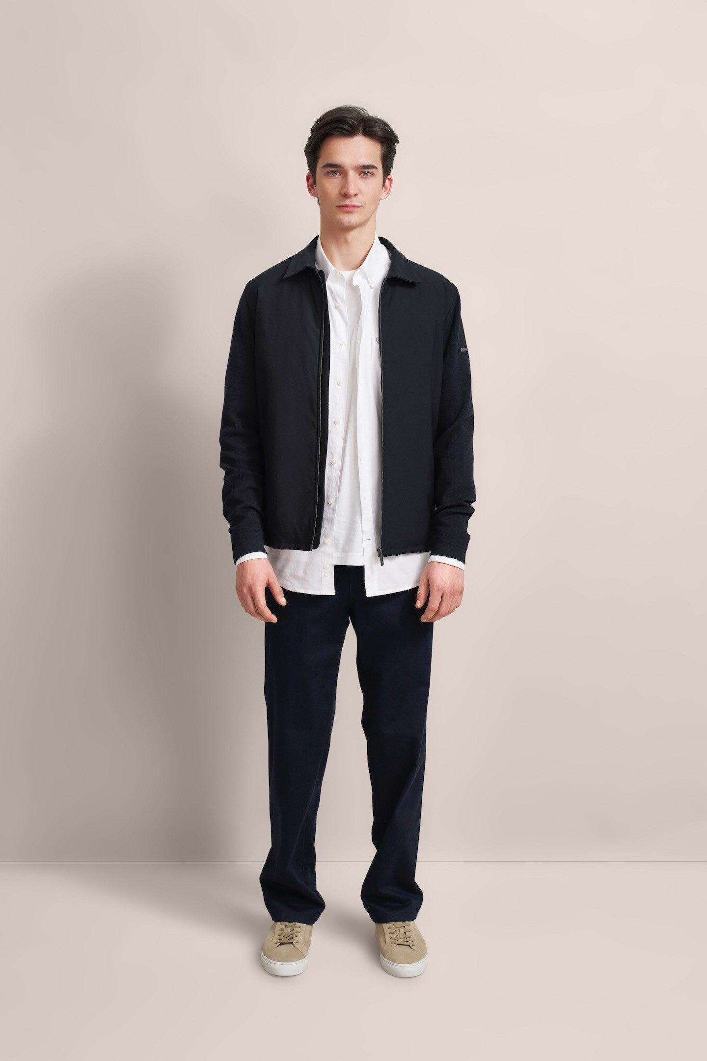 Bugatti Vest met een polokraag