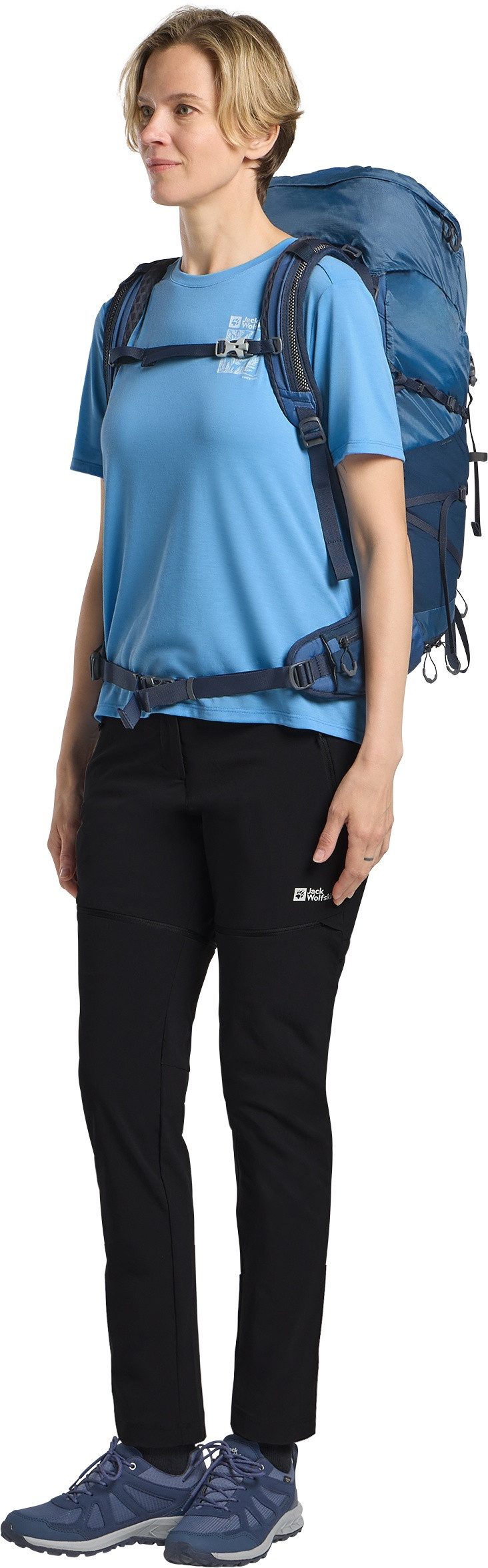 Jack Wolfskin T-shirt VONNAN GRAPHIC T W