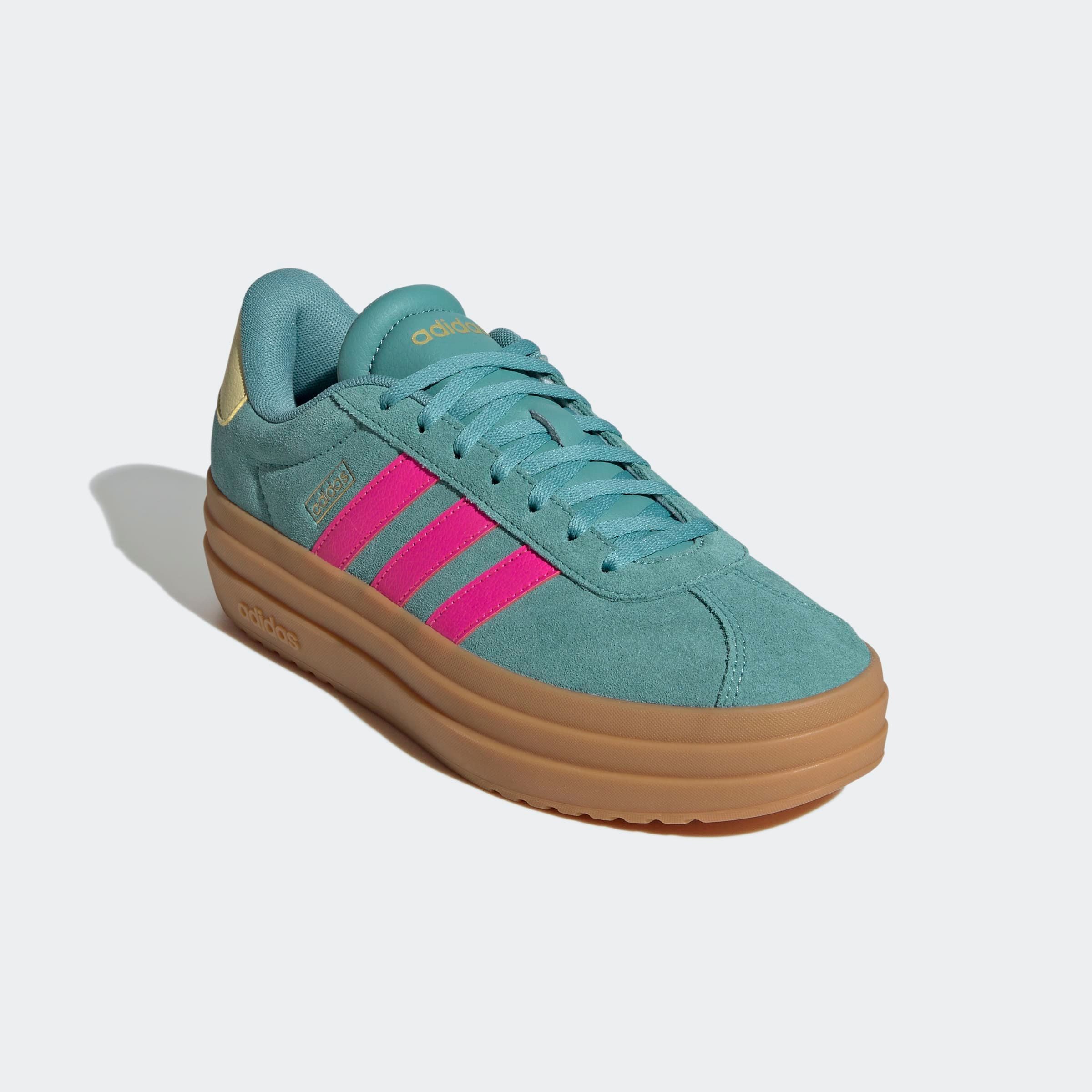 adidas Sportswear Sneakers VL COURT BOLD Design in de voetsporen van de adidas Gazelle Bold jongens lage sneakers maat 40 groen