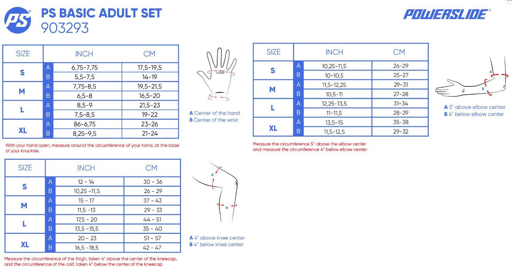 Powerslide Protectorset Basic Adult Set (set)