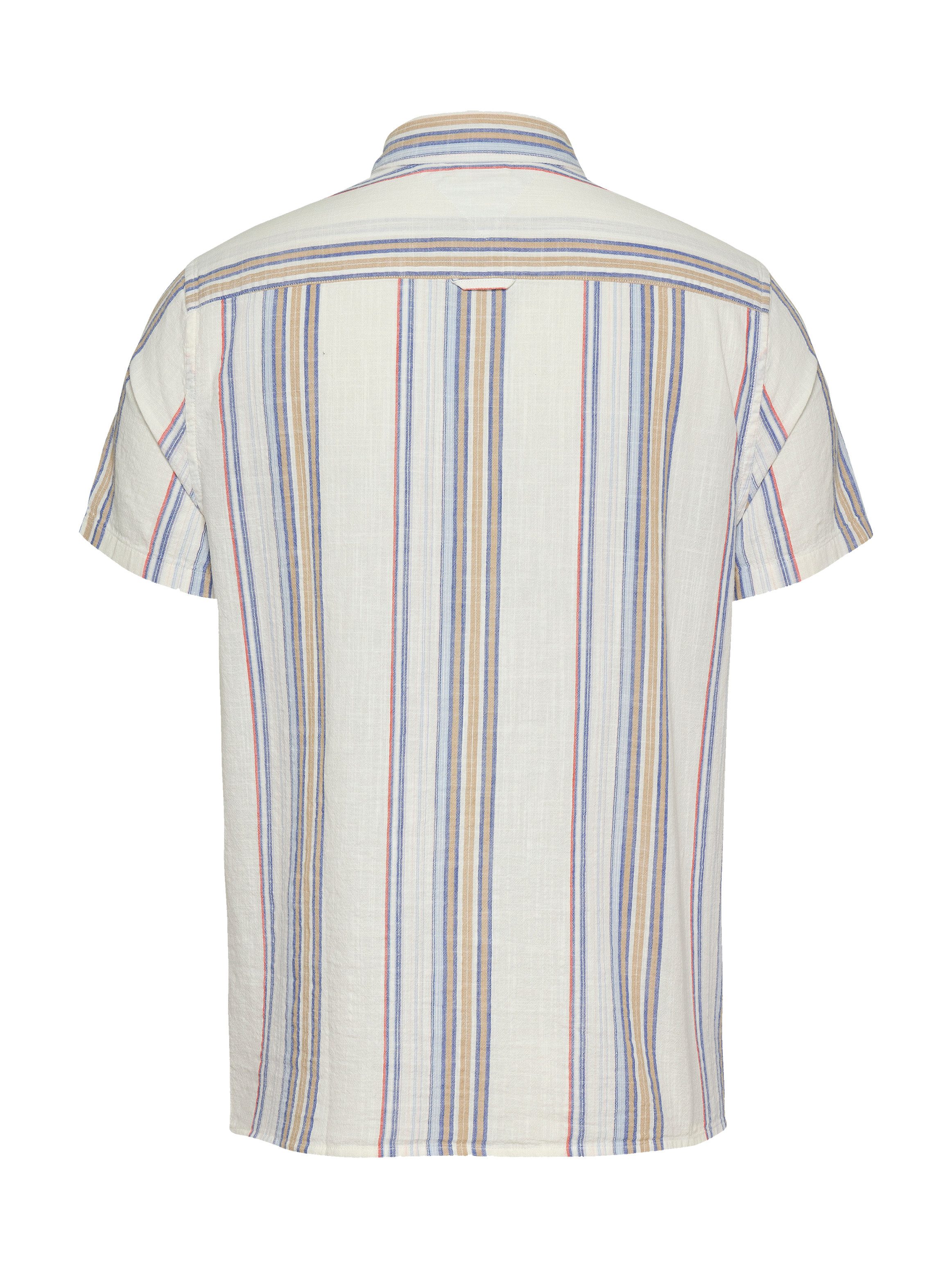 TOMMY JEANS Overhemd met korte mouwen TJM REG SLUB STRIPE SS SHIRT EXT