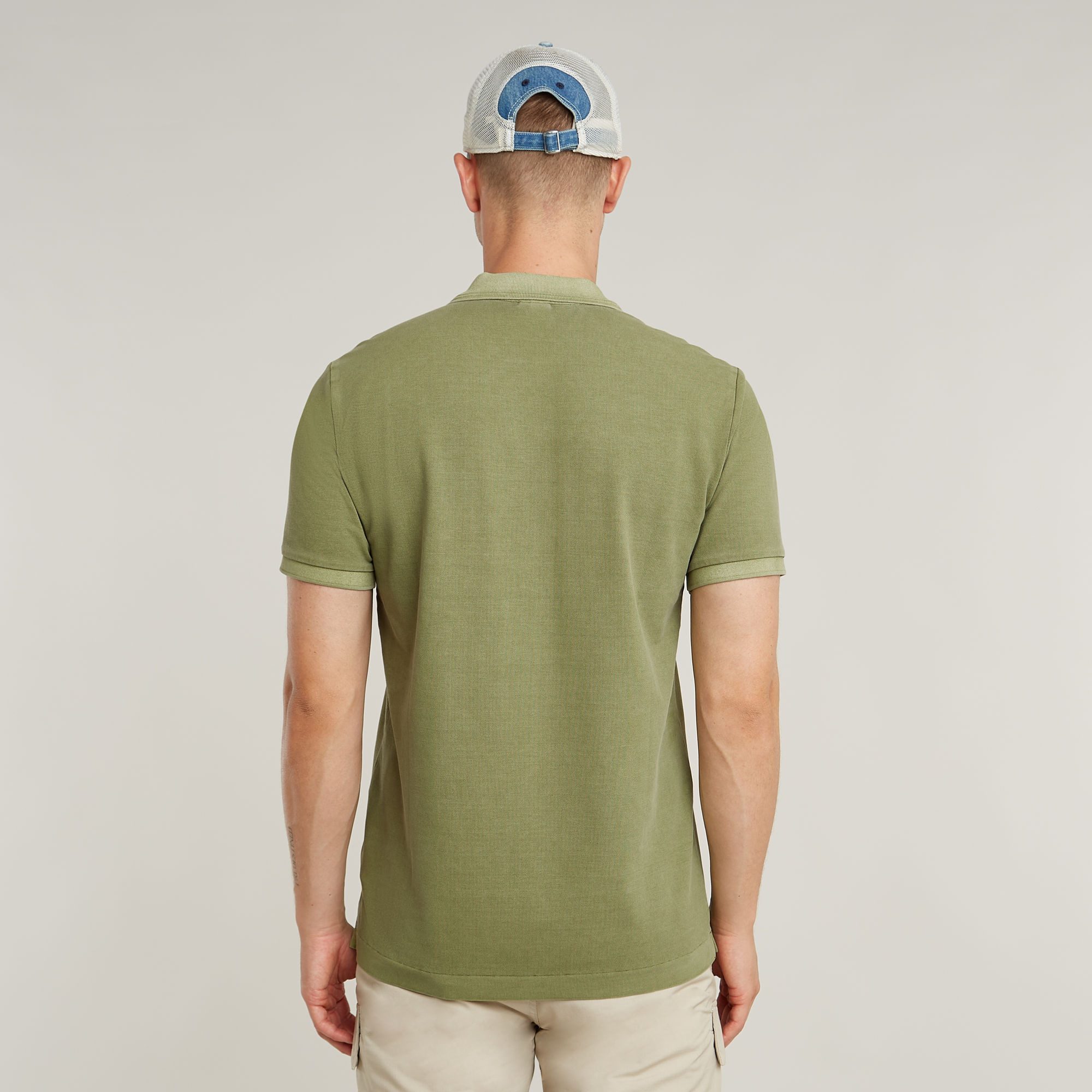 G-Star RAW Poloshirt Dunda slim fit Logo-embossing op de borst