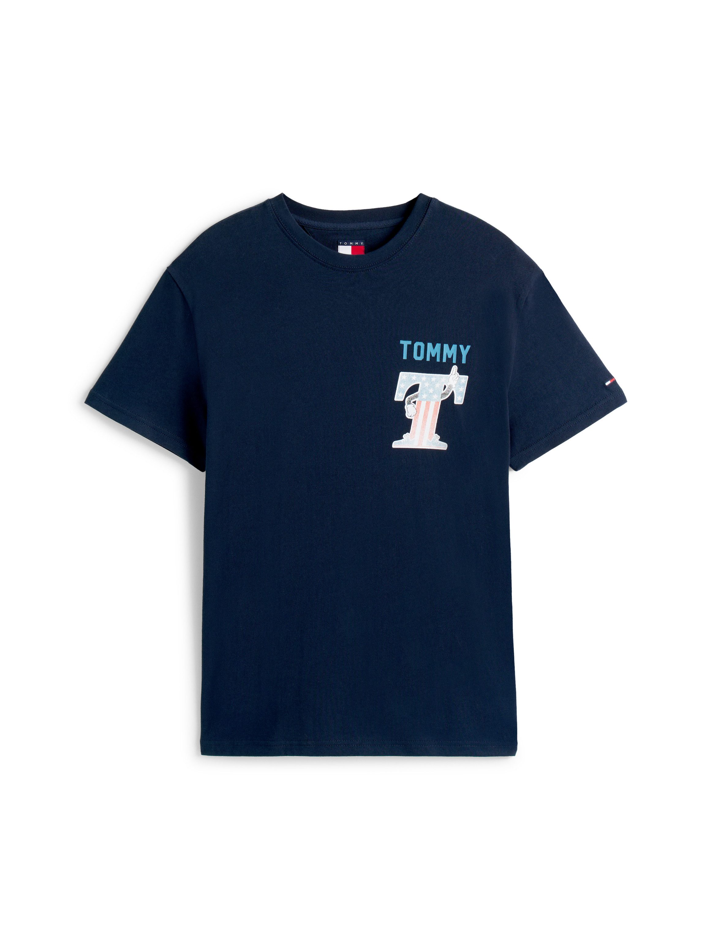 TOMMY JEANS T-shirt TJM REG USA SCRIPT SS TEE