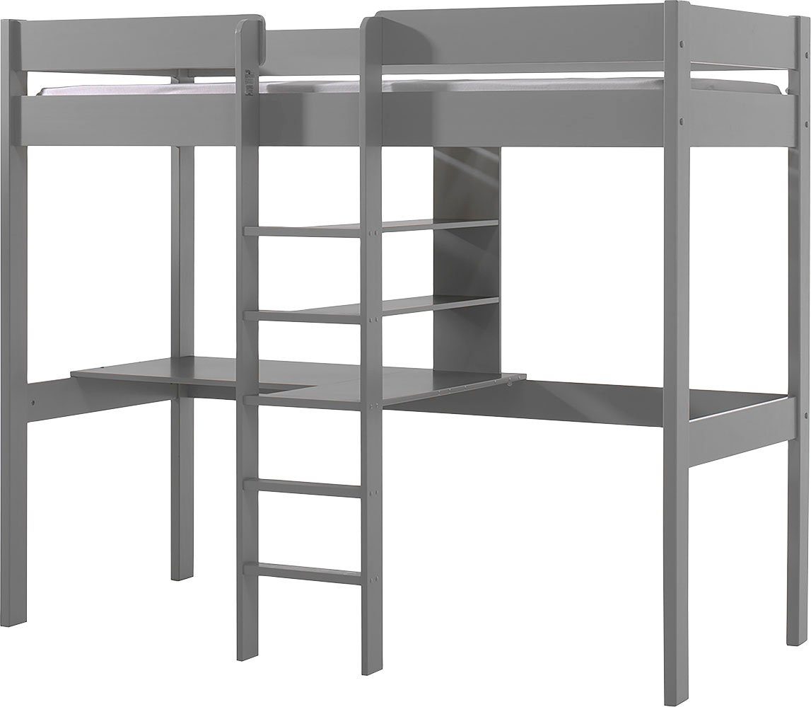 Vipack Hoogslaper PINO met schrijfblad en rek