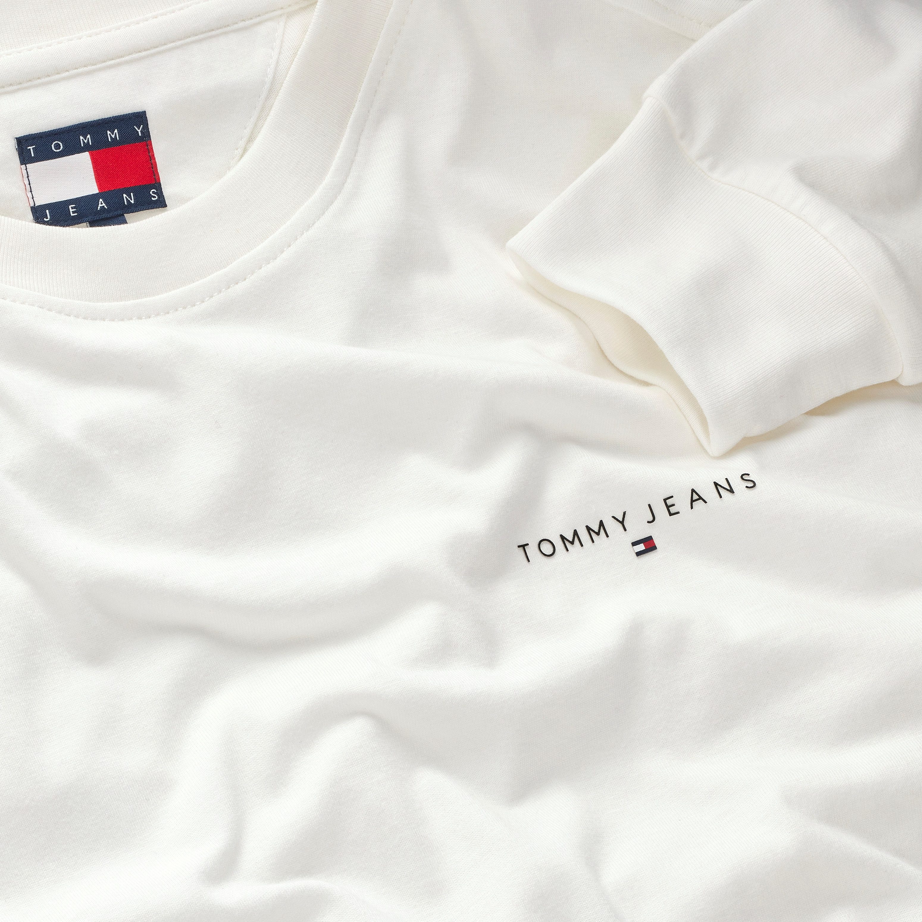 TOMMY JEANS Shirt met lange mouwen TJM SLIM CHEST LINEAR LS TEE EXT