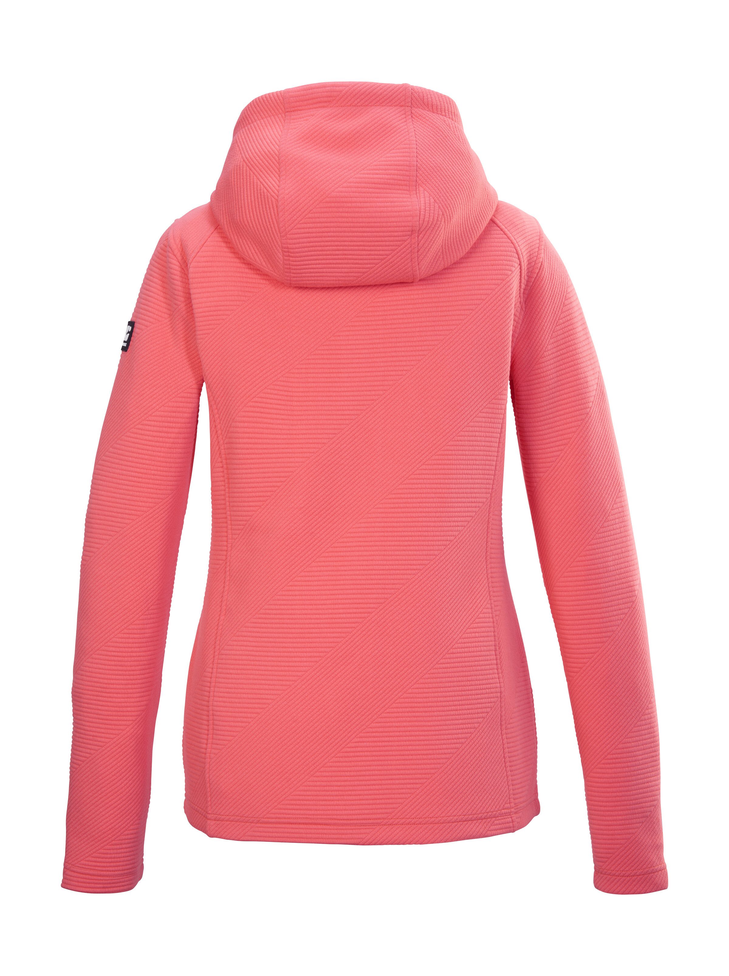 Killtec Vest KOS 33 WMN FLX JCKT Dames powerstretchjack met capuchon, zakken, kinbescherming