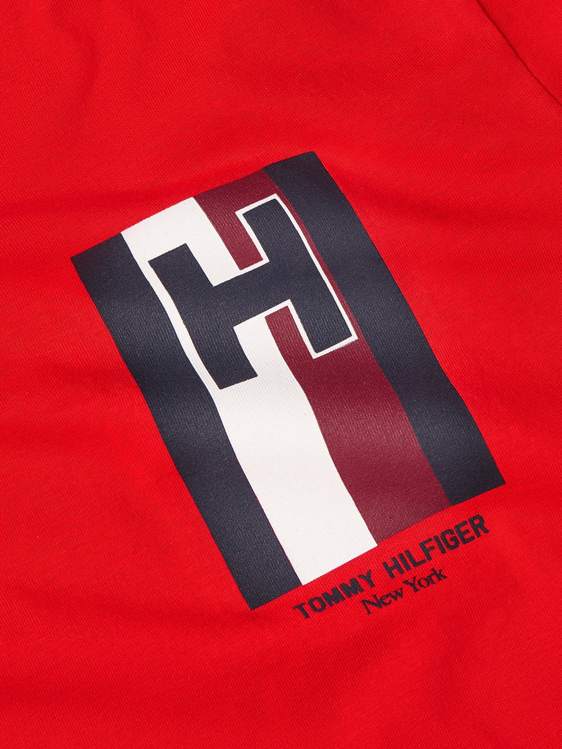 Tommy Hilfiger T-shirt H EMBLEM TEE met geprint logo