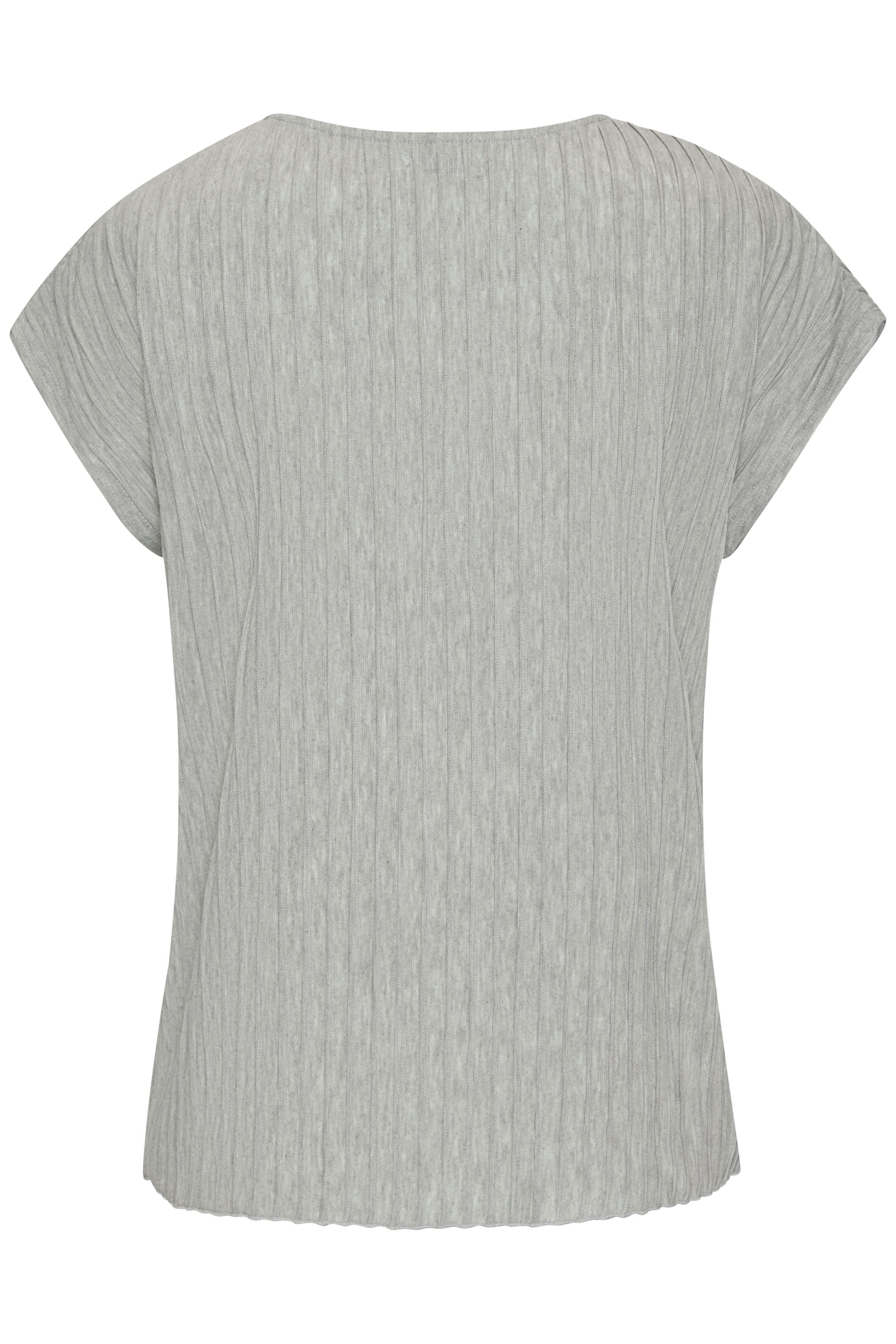 Lascana Shirt met korte mouwen met biesstructuur, kreukvrij t-shirt van moderne structuurstof