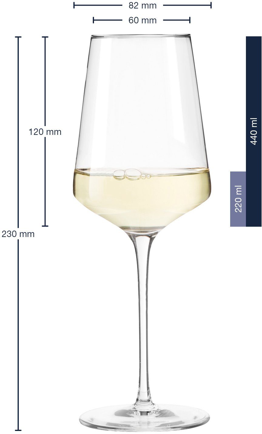 LEONARDO Wittewijnglas Puccini (set, 6-delig)