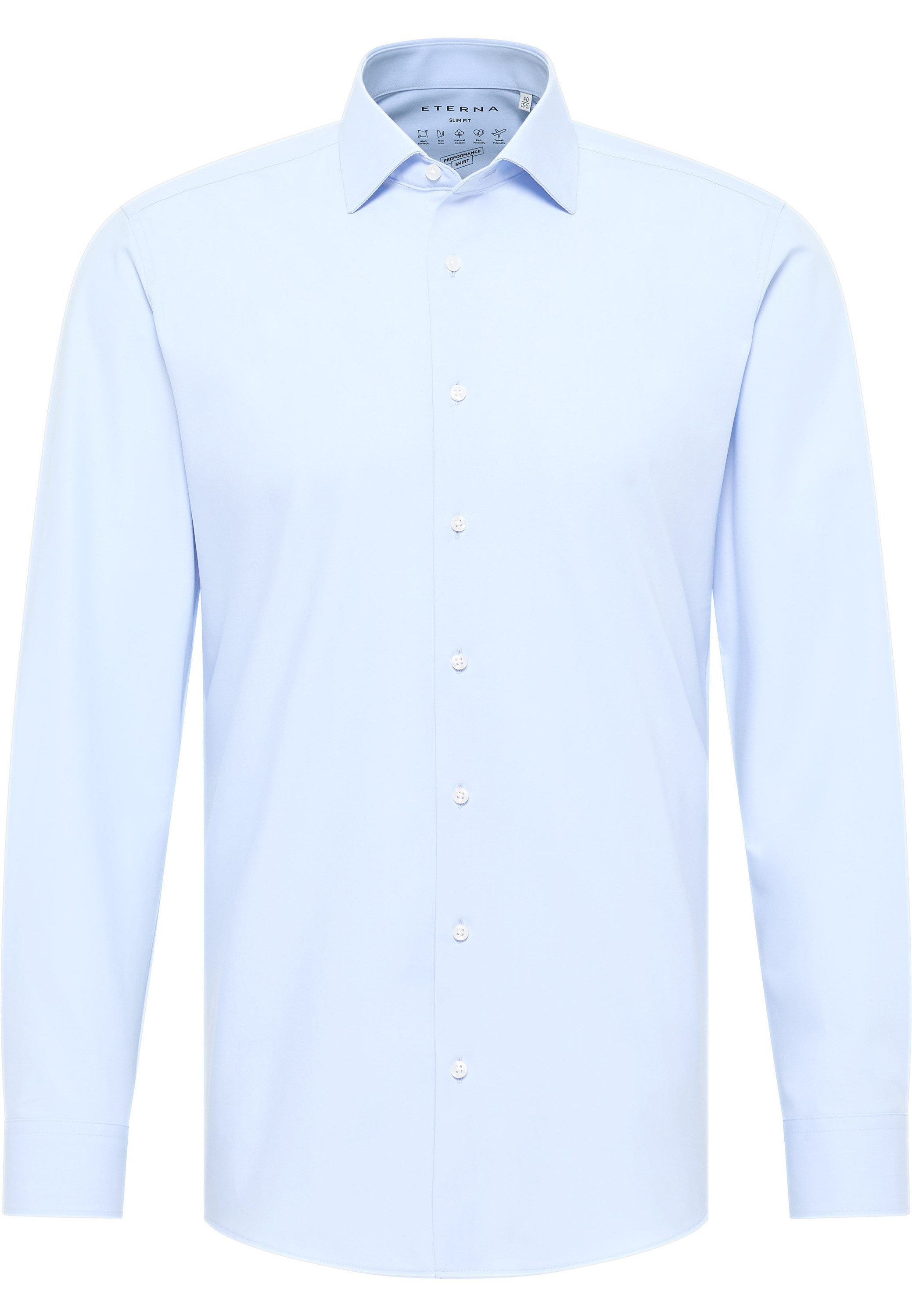 Eterna Overhemd met lange mouwen Slim fit