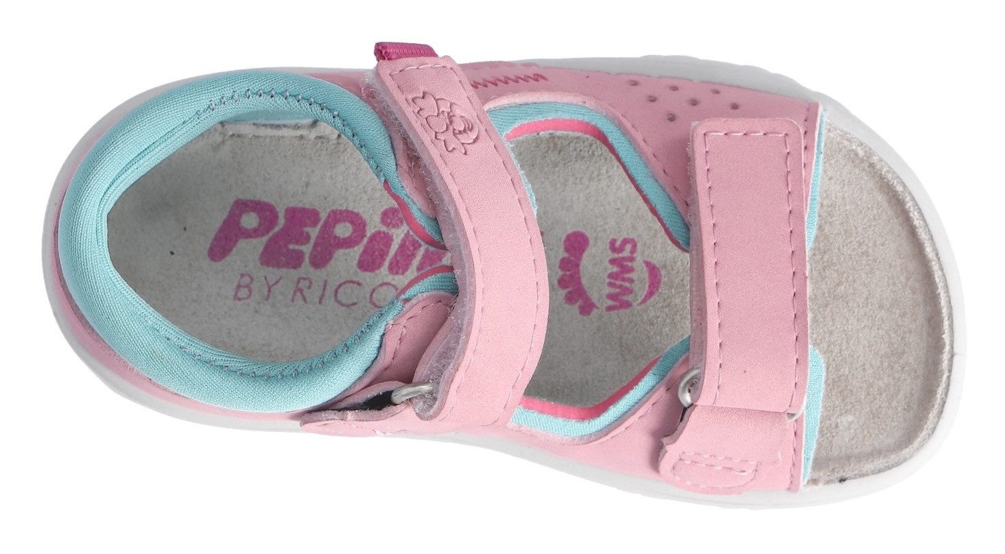 PEPINO by RICOSTA Babyschoentjes Mantu WMS: gemiddeld , sandaal met klittenband, wms-systeem, leer, maat sjabloon te downloaden