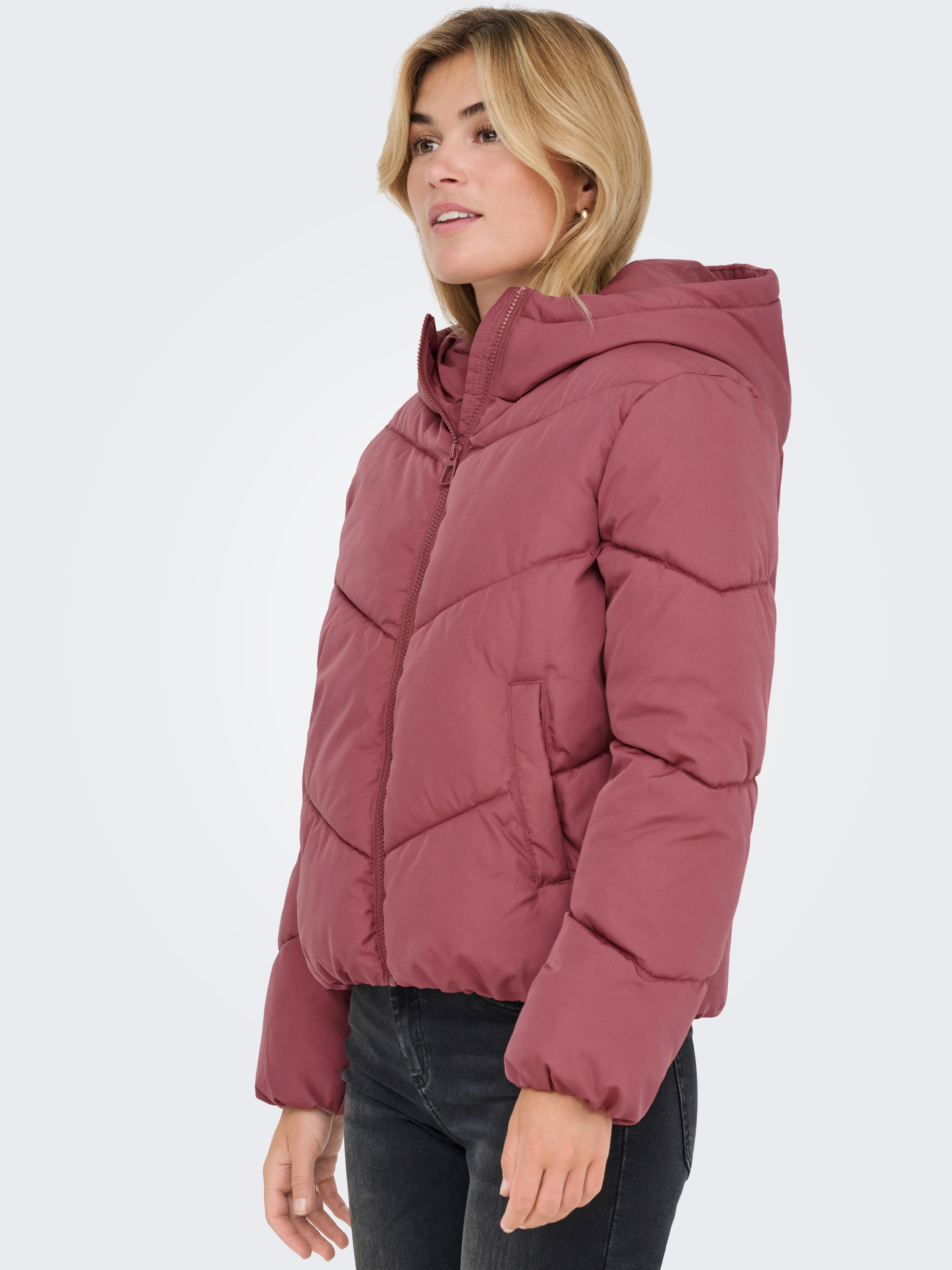 Only Gewatteerde jas ONAGNETE PUFFER HOOD JACKET OTW ZL