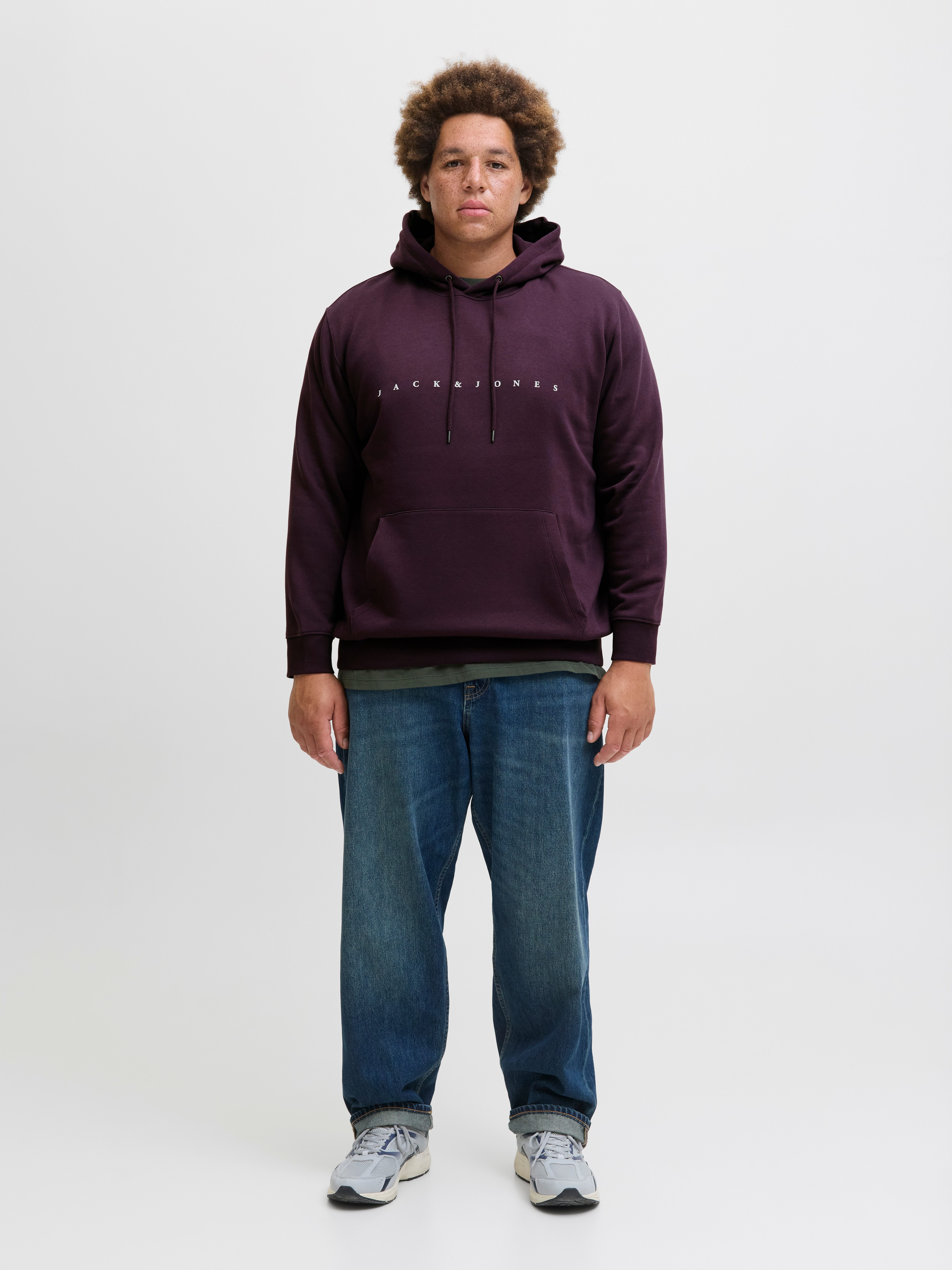 Jack & Jones PlusSize Hoodie JJESTAR JJ SWEAT HOOD NOOS PLS