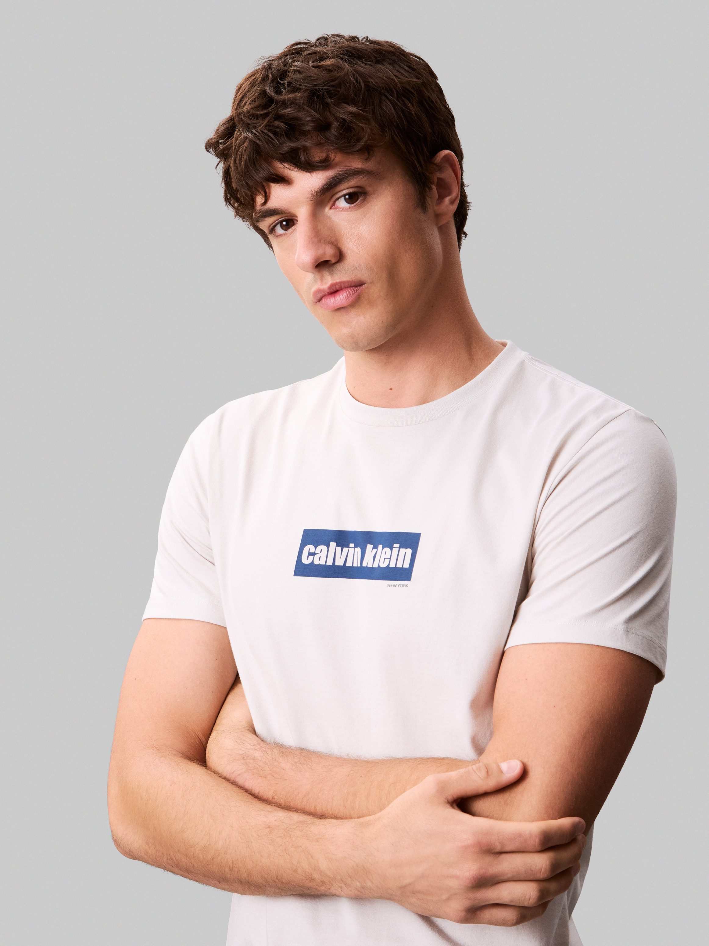 Calvin Klein T-shirt SS 30s E CLVN LN BG