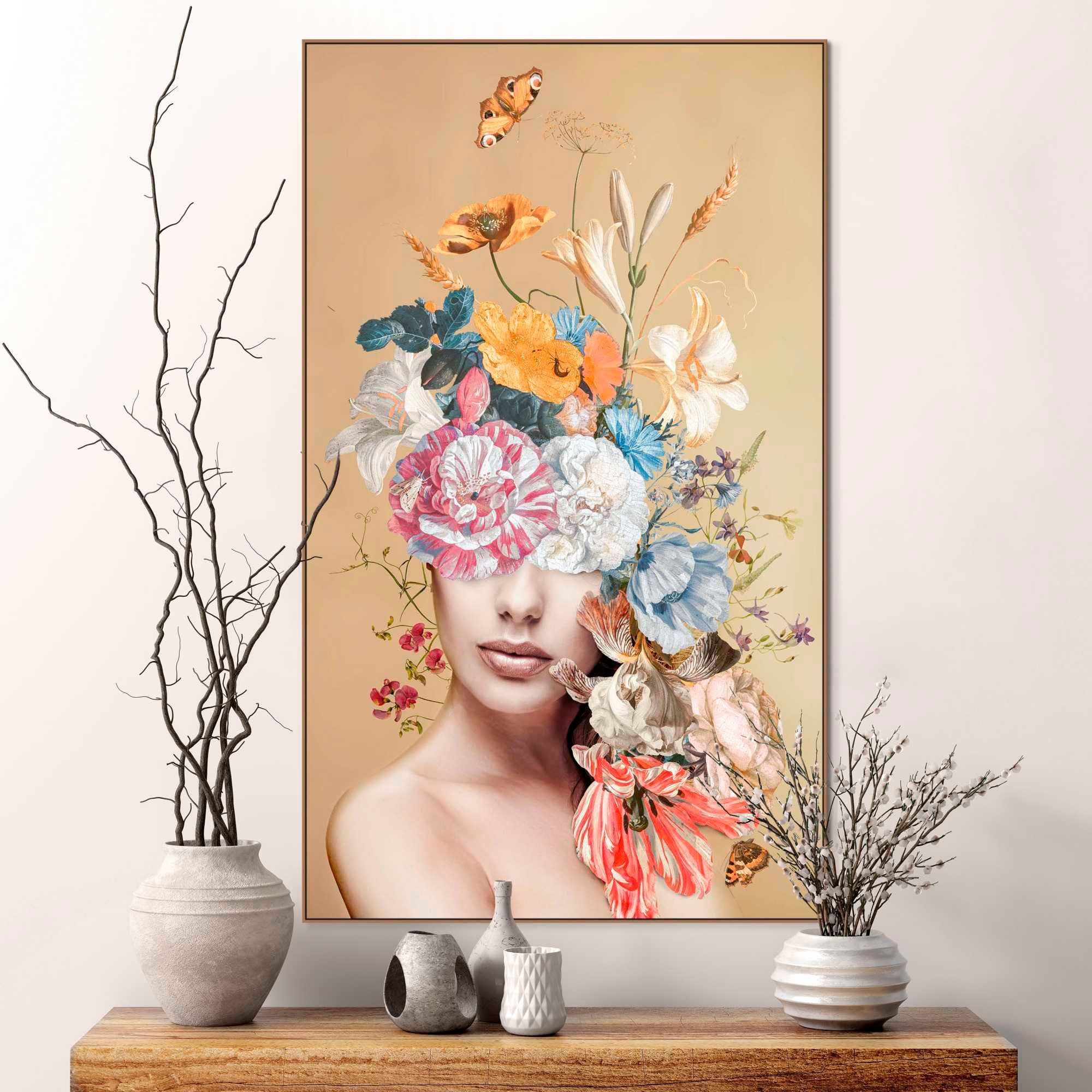 Reinders! Wanddecoratie Gebloemd