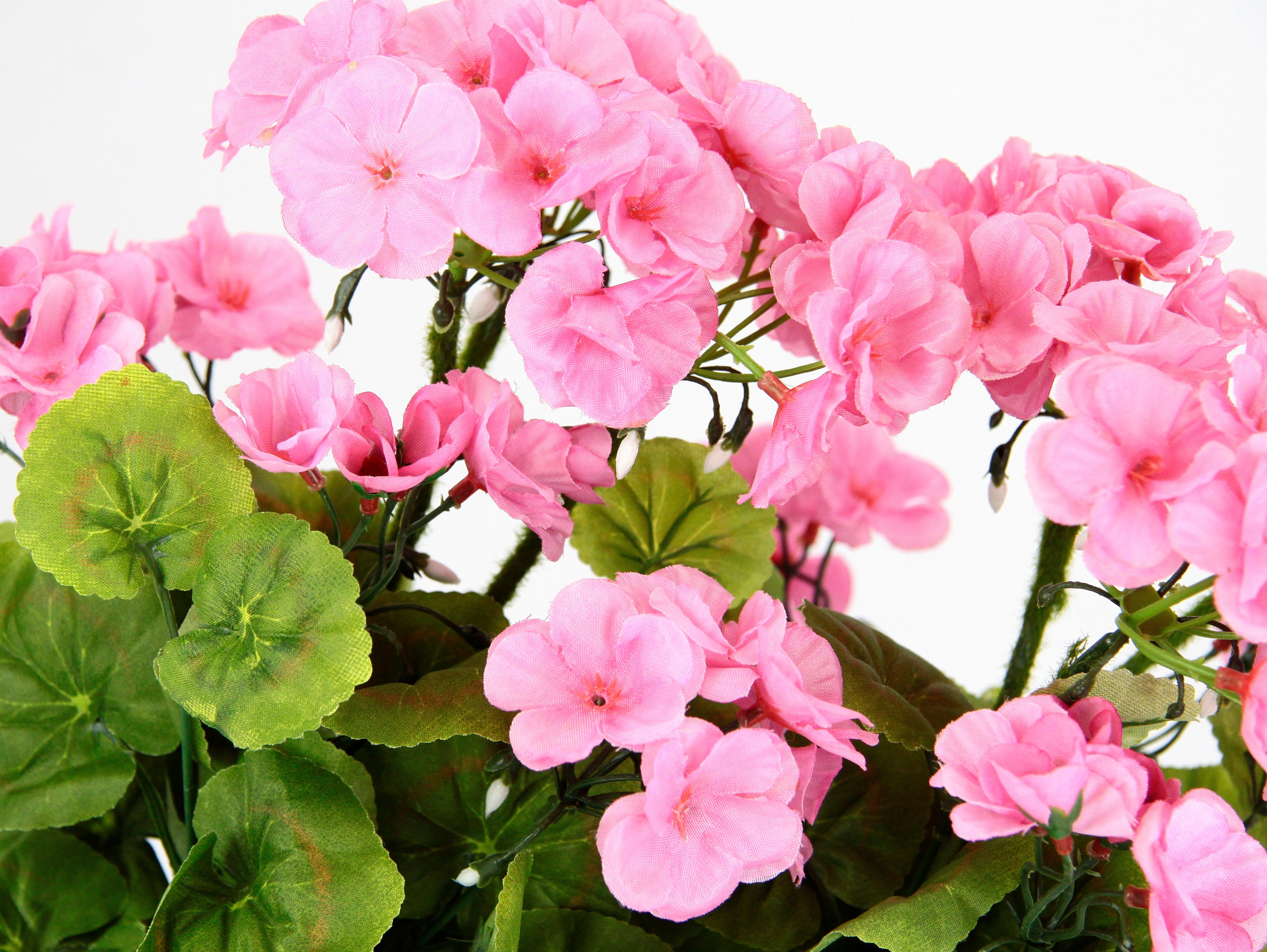 my home Kunstbloem Geranium Kunstgeraniums (2 stuks)
