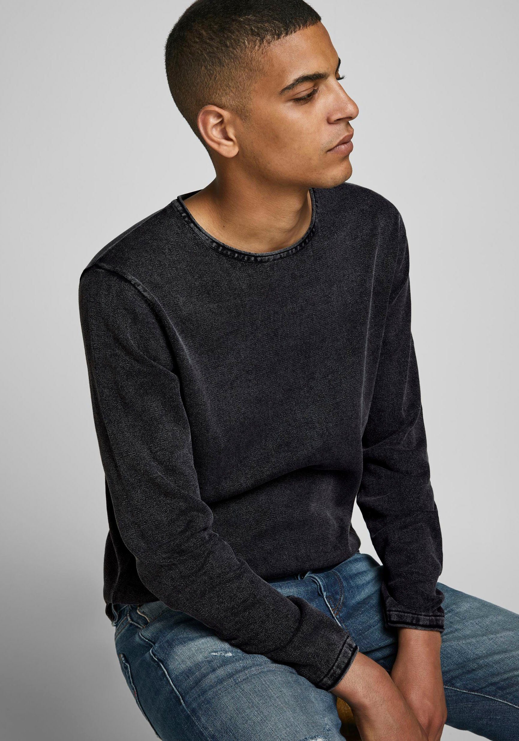 Jack & Jones Trui met ronde hals Luipaard