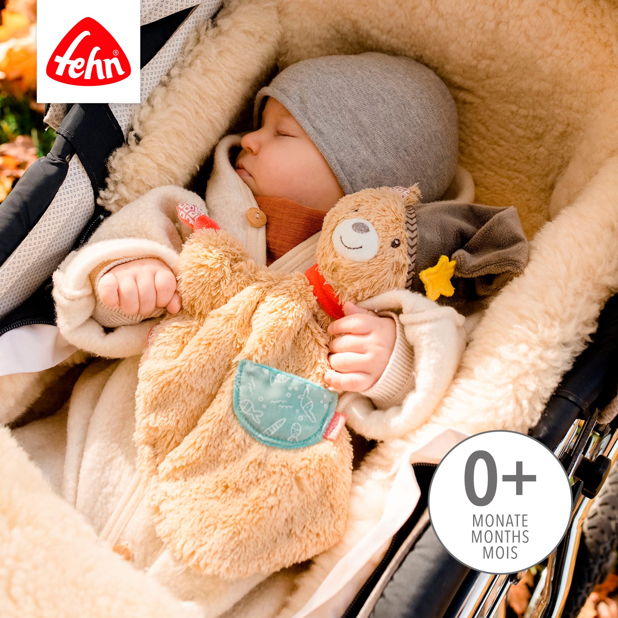Fehn Knuffeldoek Bruno beer