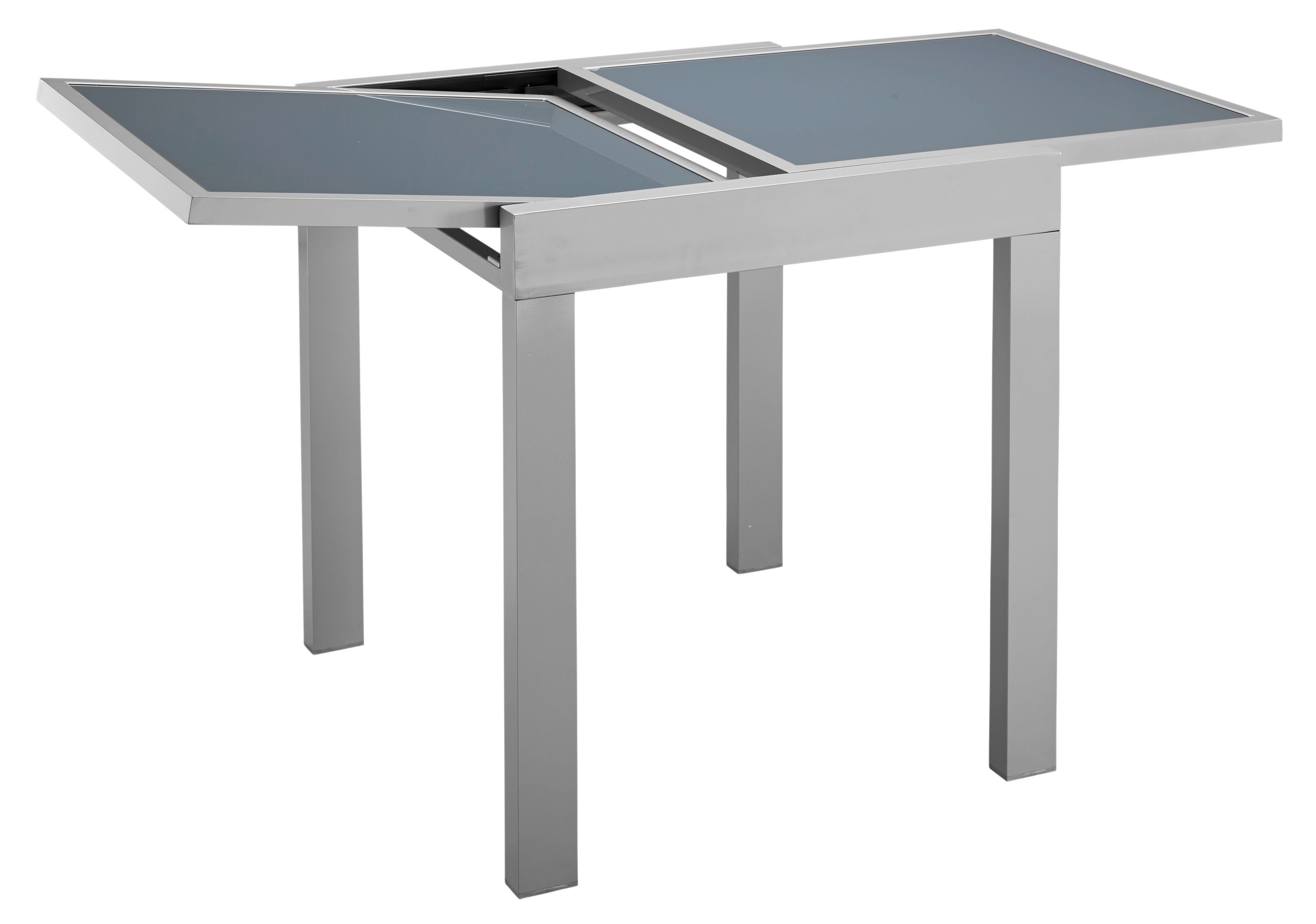 MERXX Tuintafel Lima 65x65-130 cm, uittrekbaar