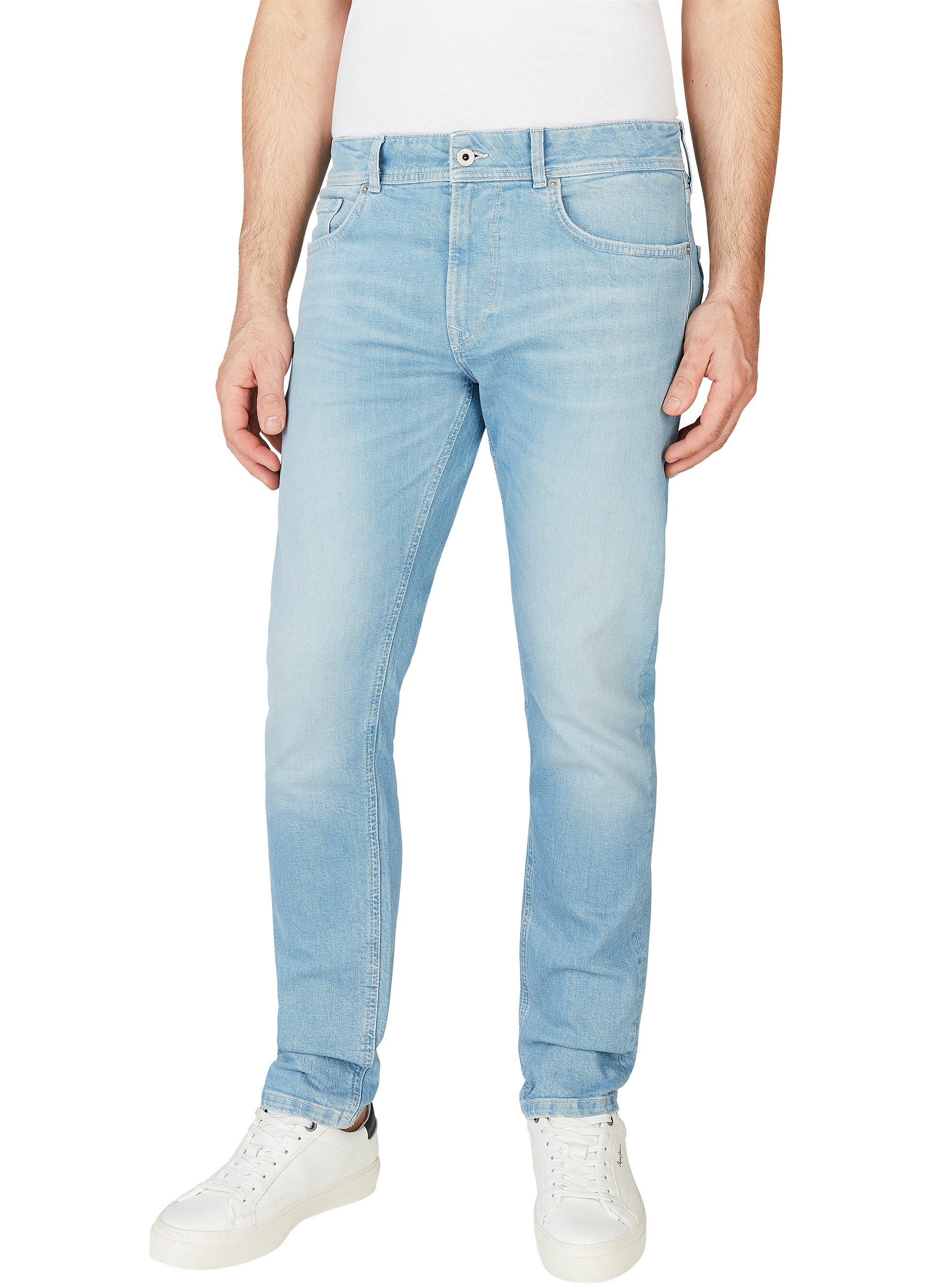 Pepe Jeans Tapered jeans heren tapered jeans maat 30 blauw