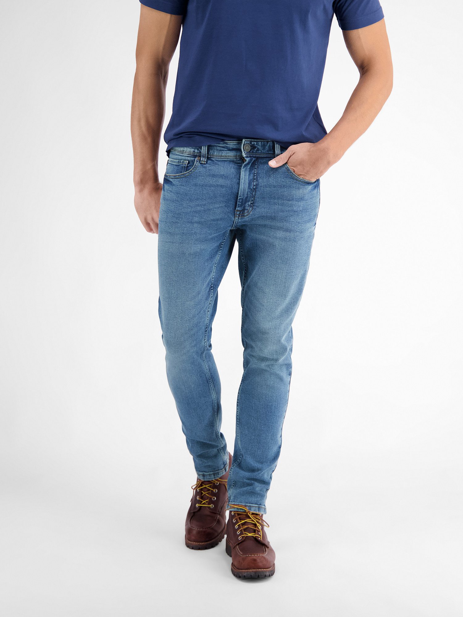 Lerros Five-pocketsbroek LERROS CONLIN 5-Pocket stretch-denim, SLIM FIT, effen CONLIN