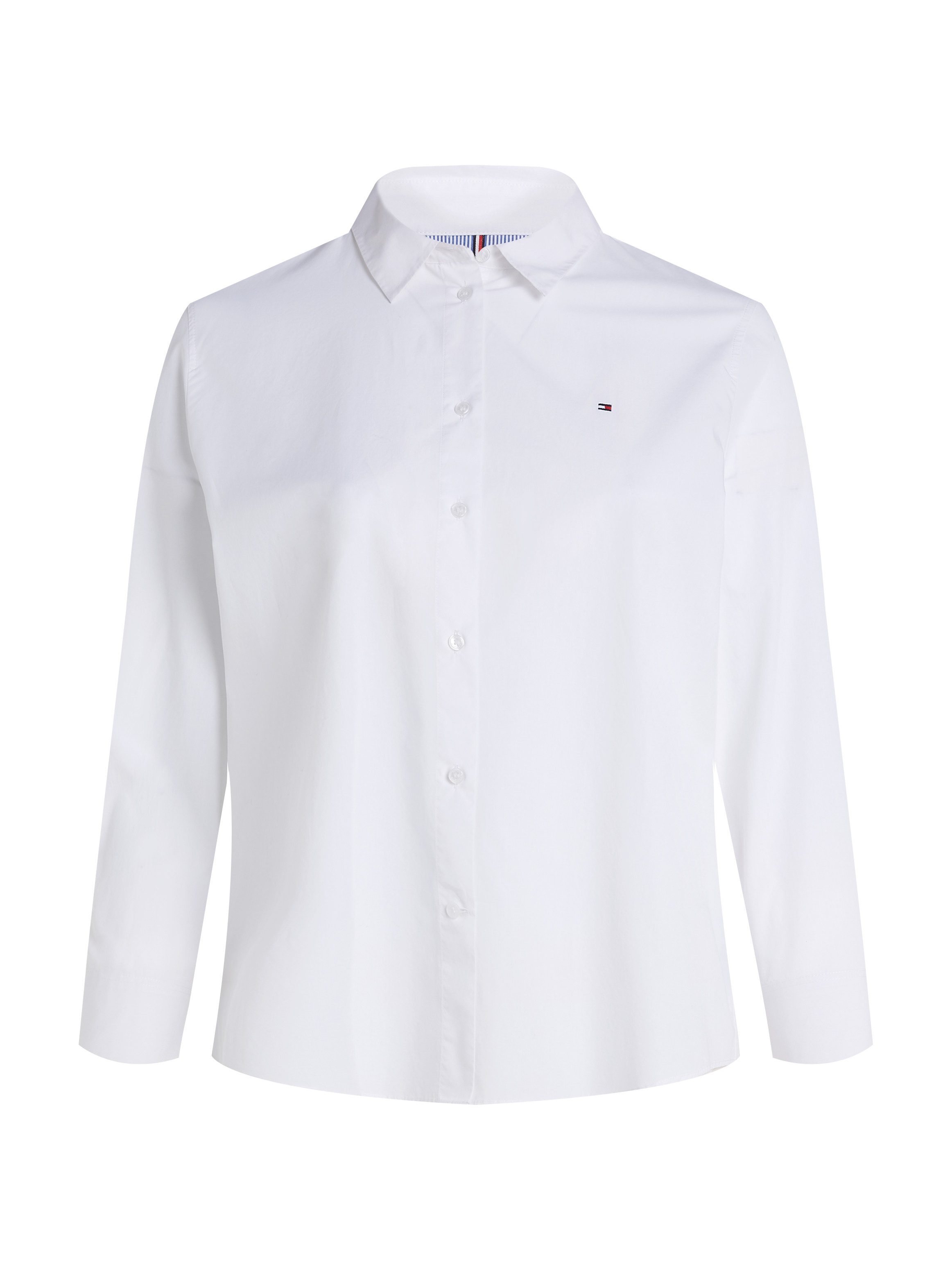 Tommy Hilfiger Curve Overhemdblouse CRV ESS POPLIN REGULAR SHIRT