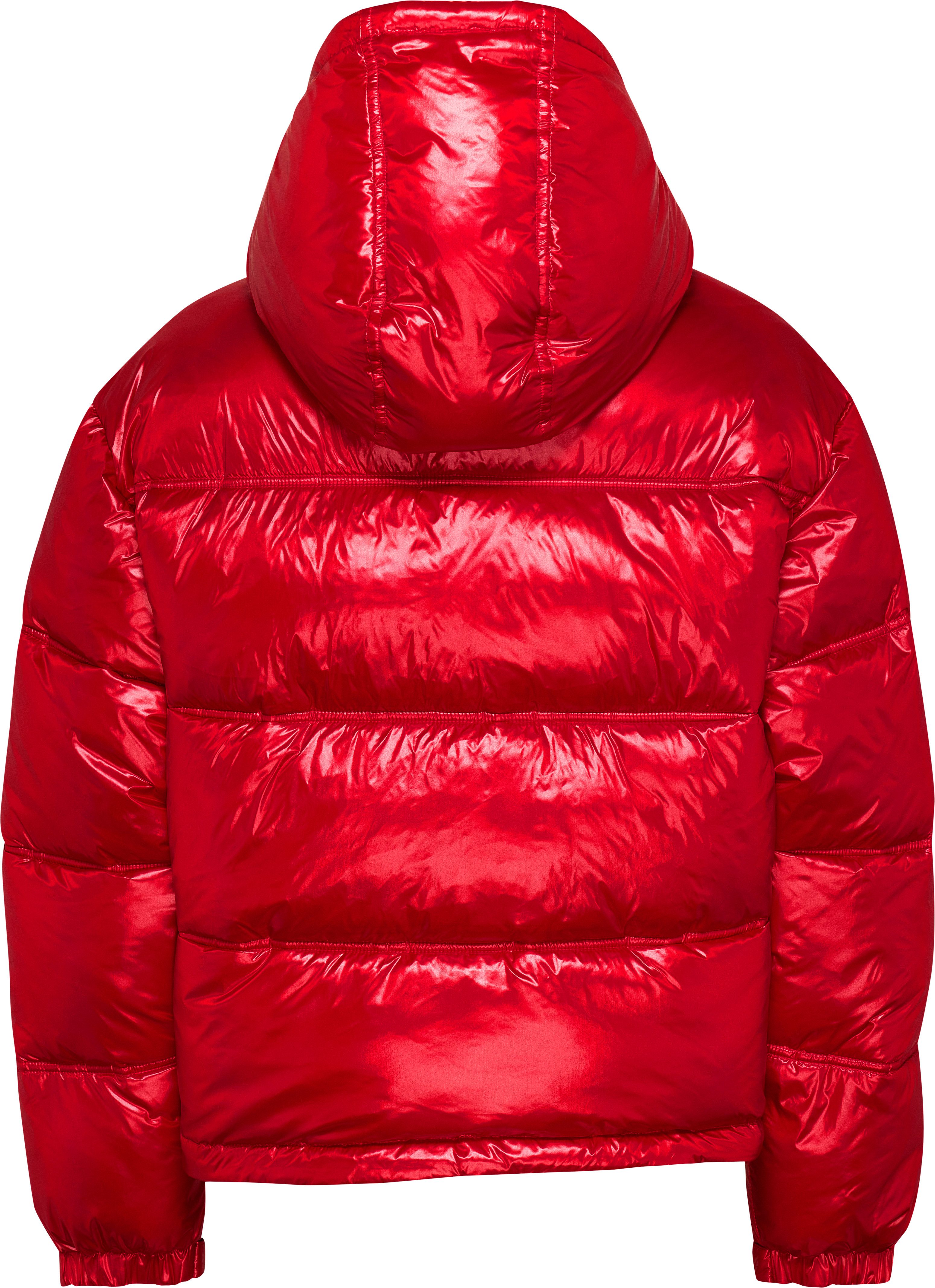 TOMMY JEANS Gewatteerde jas in glanzende look