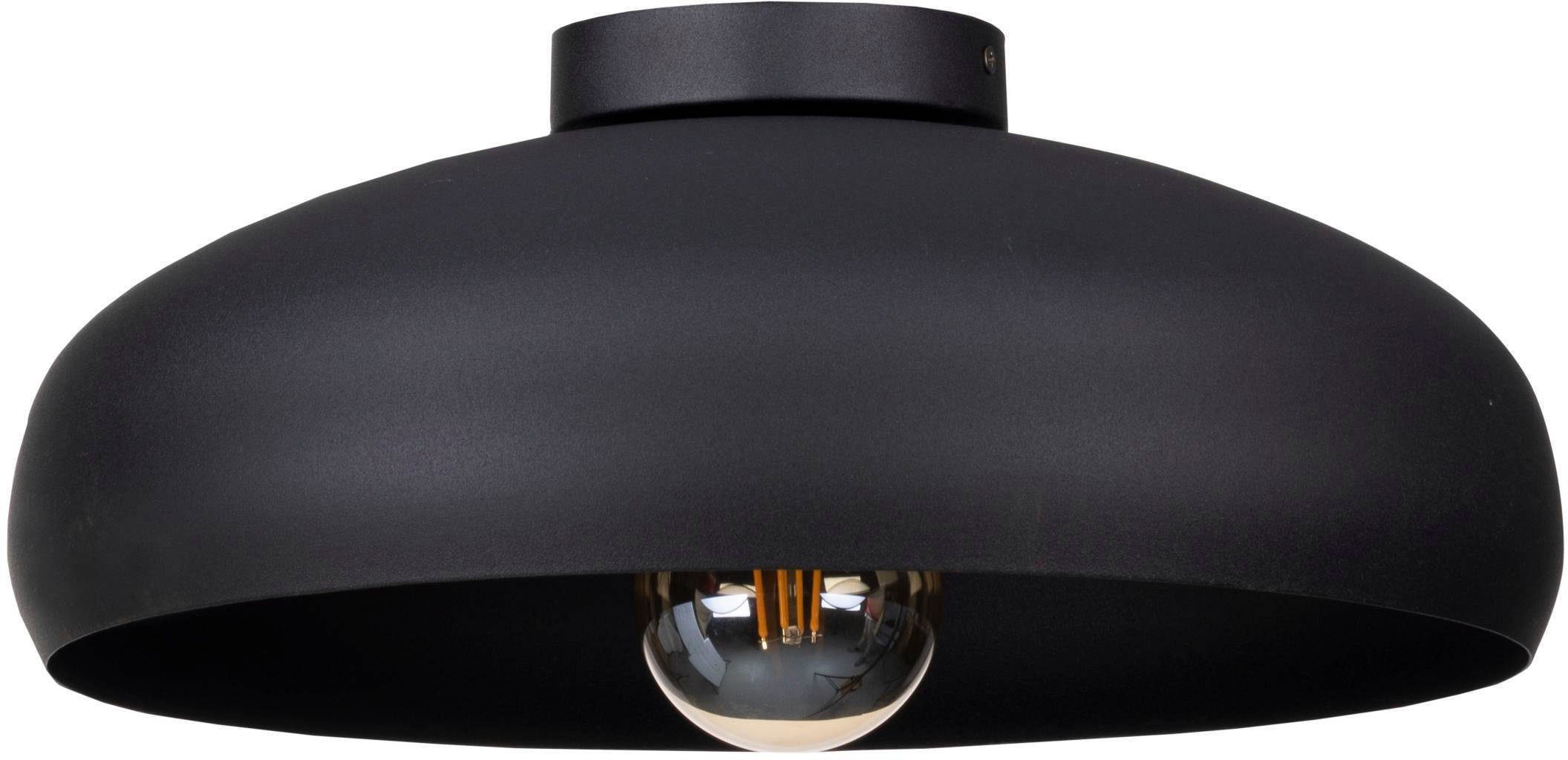 EGLO Plafondlamp MOGANO Plafondlamp industrial, zwart, van metaal, retro, E27, Ø 40 cm (1 stuk) plafondlampen zwart