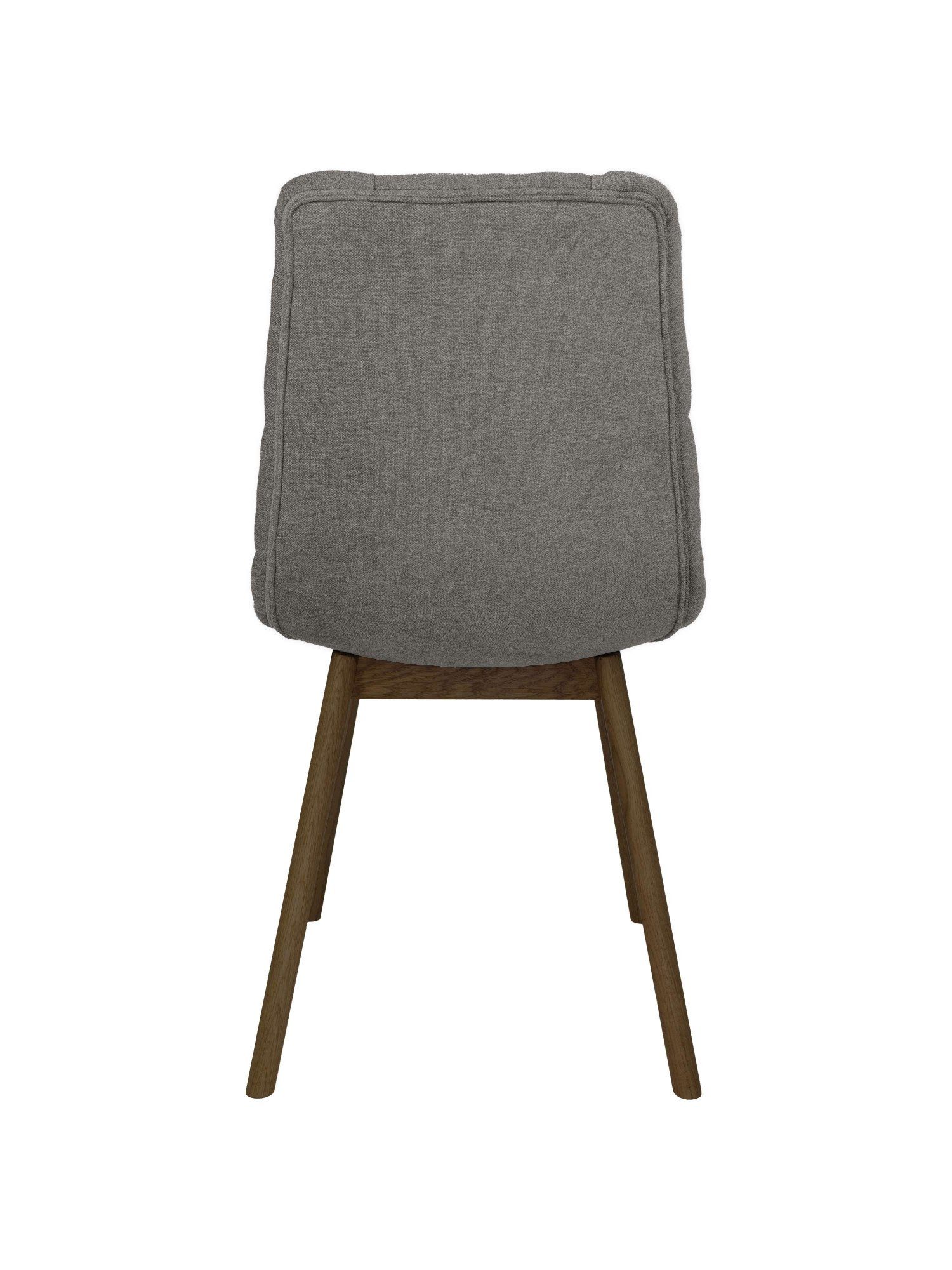 andas Eetkamerstoel Ramon met massief houten poten, in verschillende kleuren en stoffen (set, 2 stuks)