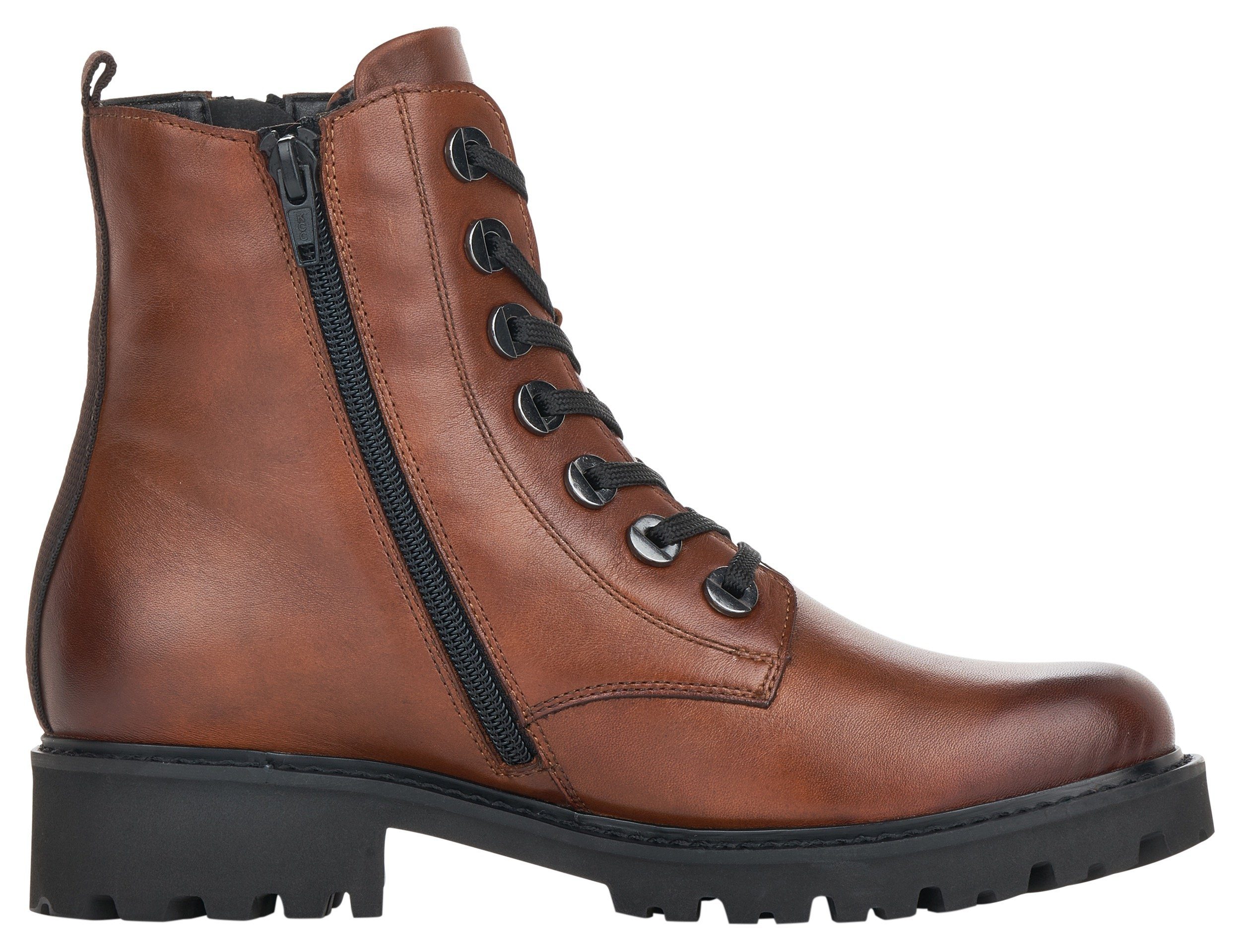 Remonte Veterlaarsjes blokhak, laarsjes, veterschoenen, flats in used look