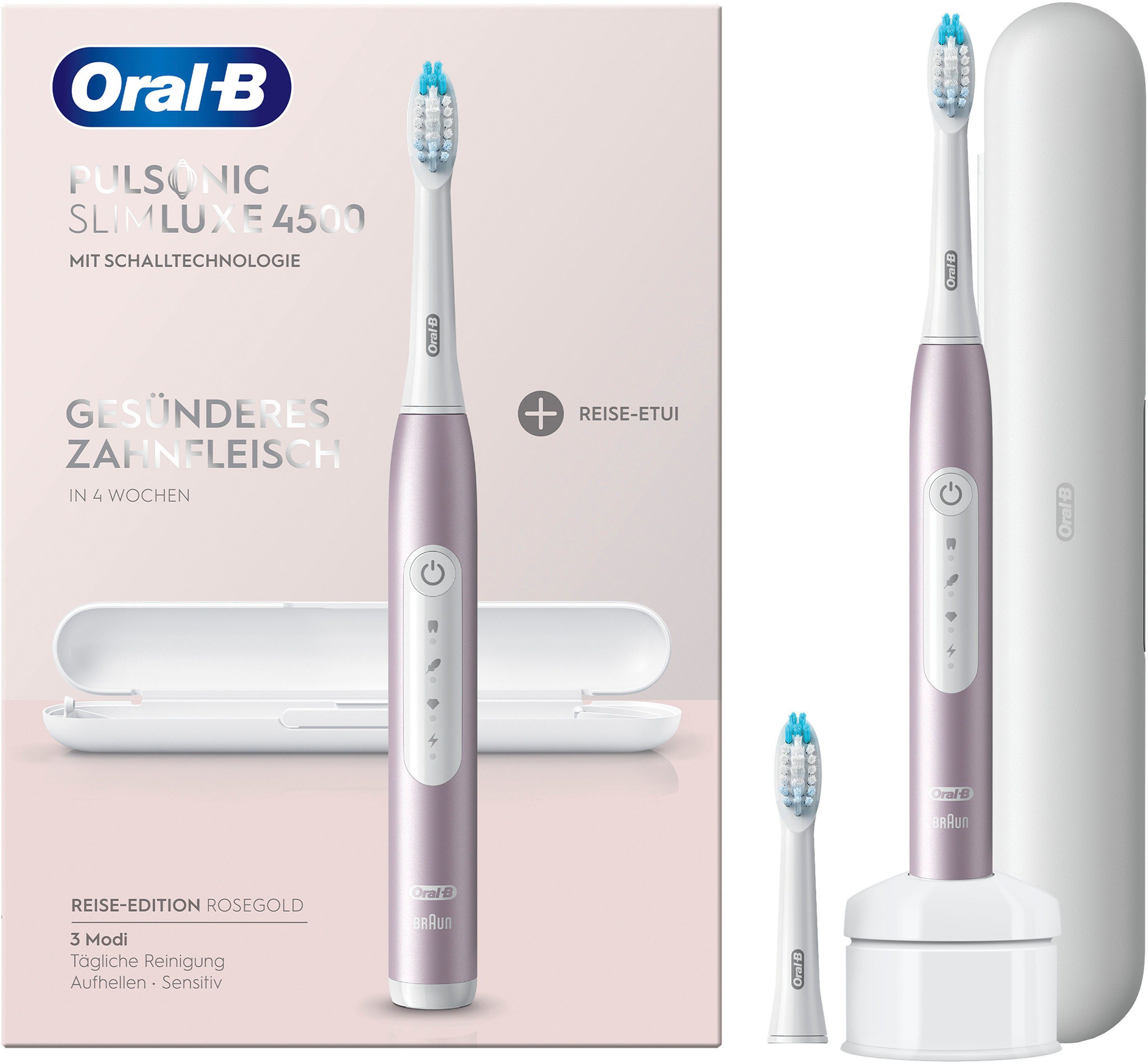 Oral B Ultrasone tandenborstel Pulsonic Slim Luxe 4500 3 poetsmodi