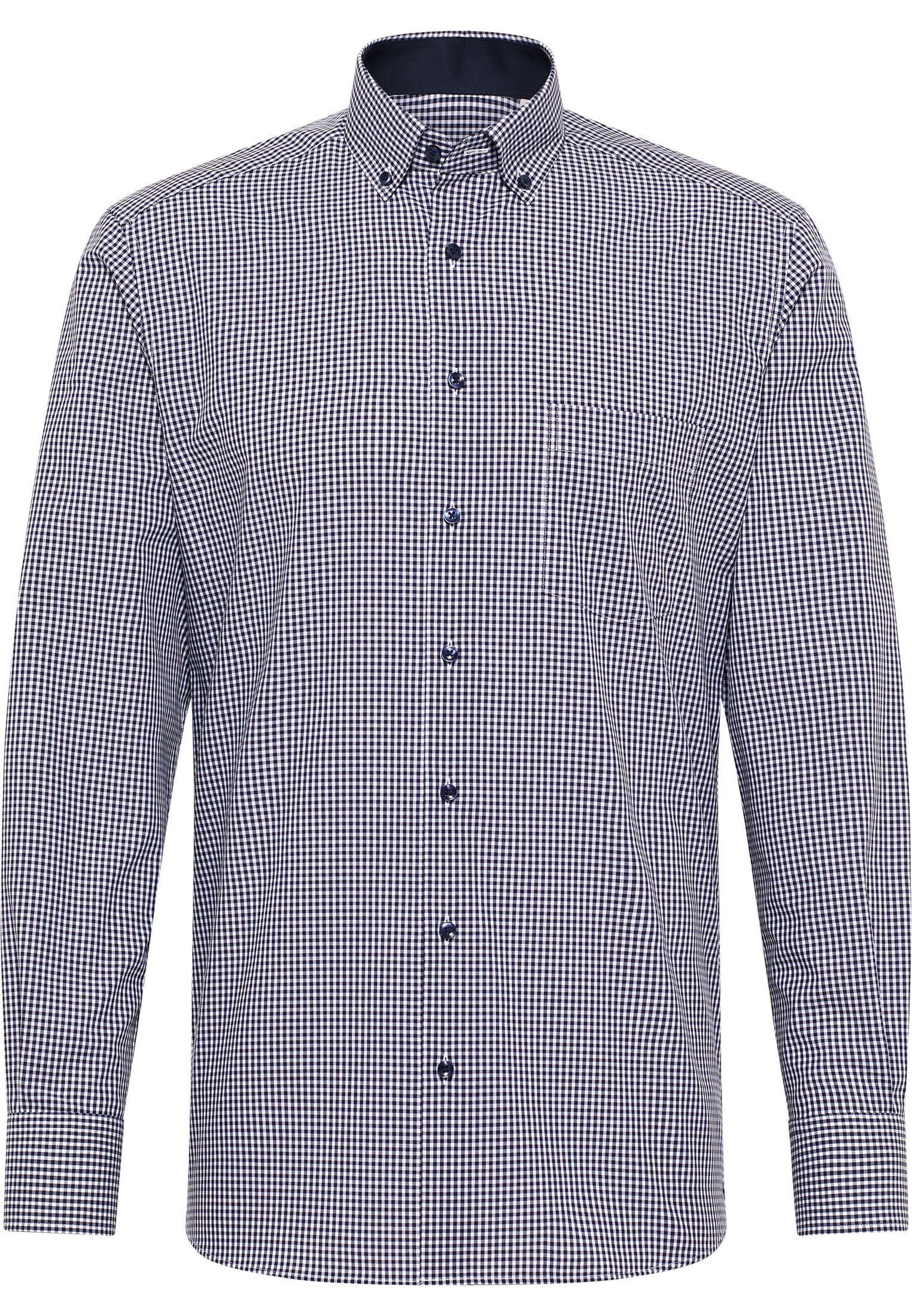 Eterna Overhemd met lange mouwen MODERN FIT NON IRON (strijkvrij)