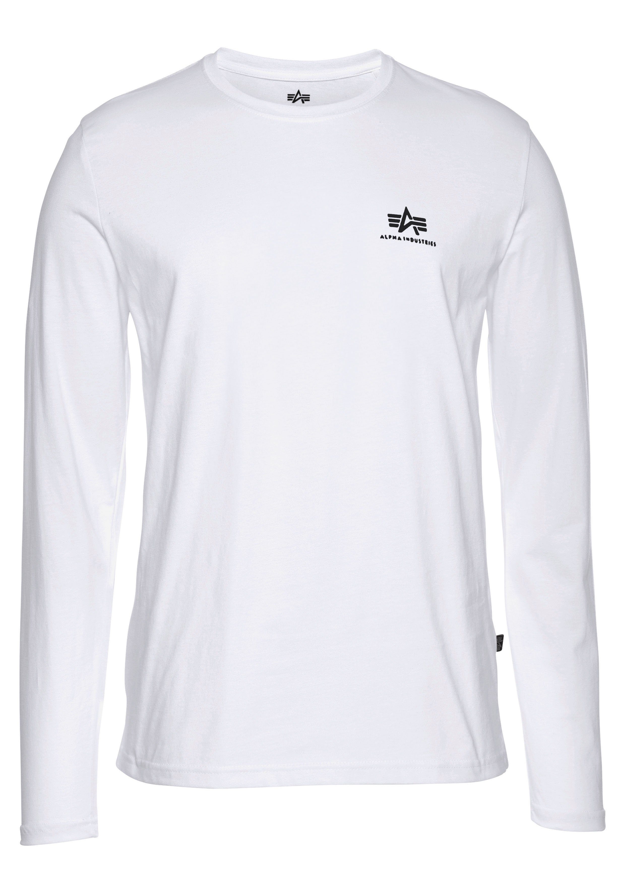 Alpha Industries Shirt met lange mouwen Basic LS Small Logo