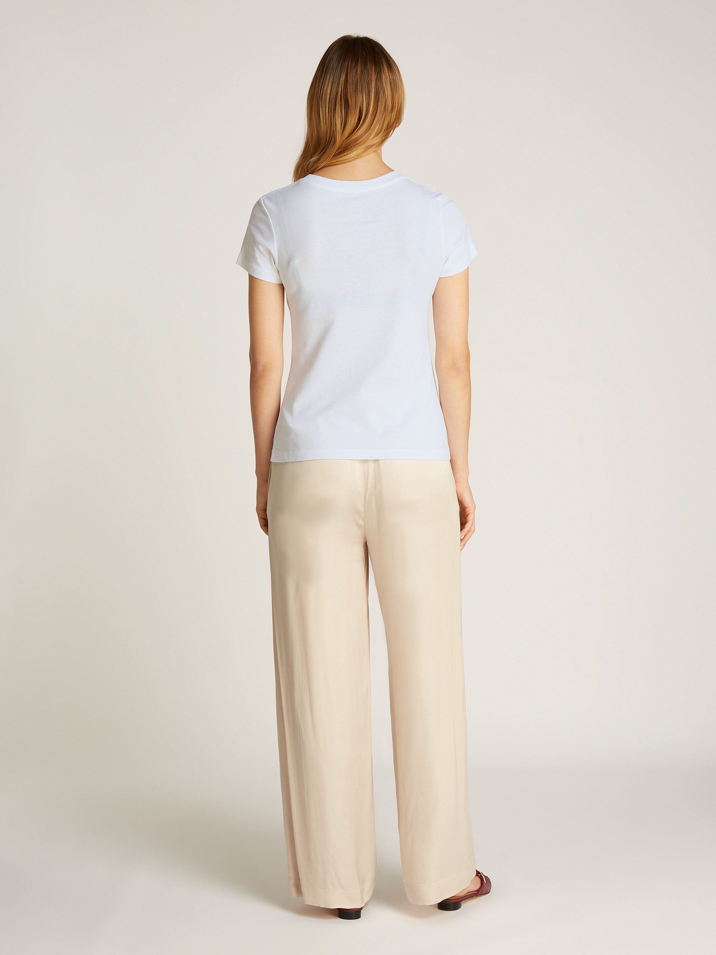 Calvin Klein Shirt met ronde hals INSTITUTIONAL GRAPHIC SLIM TEE