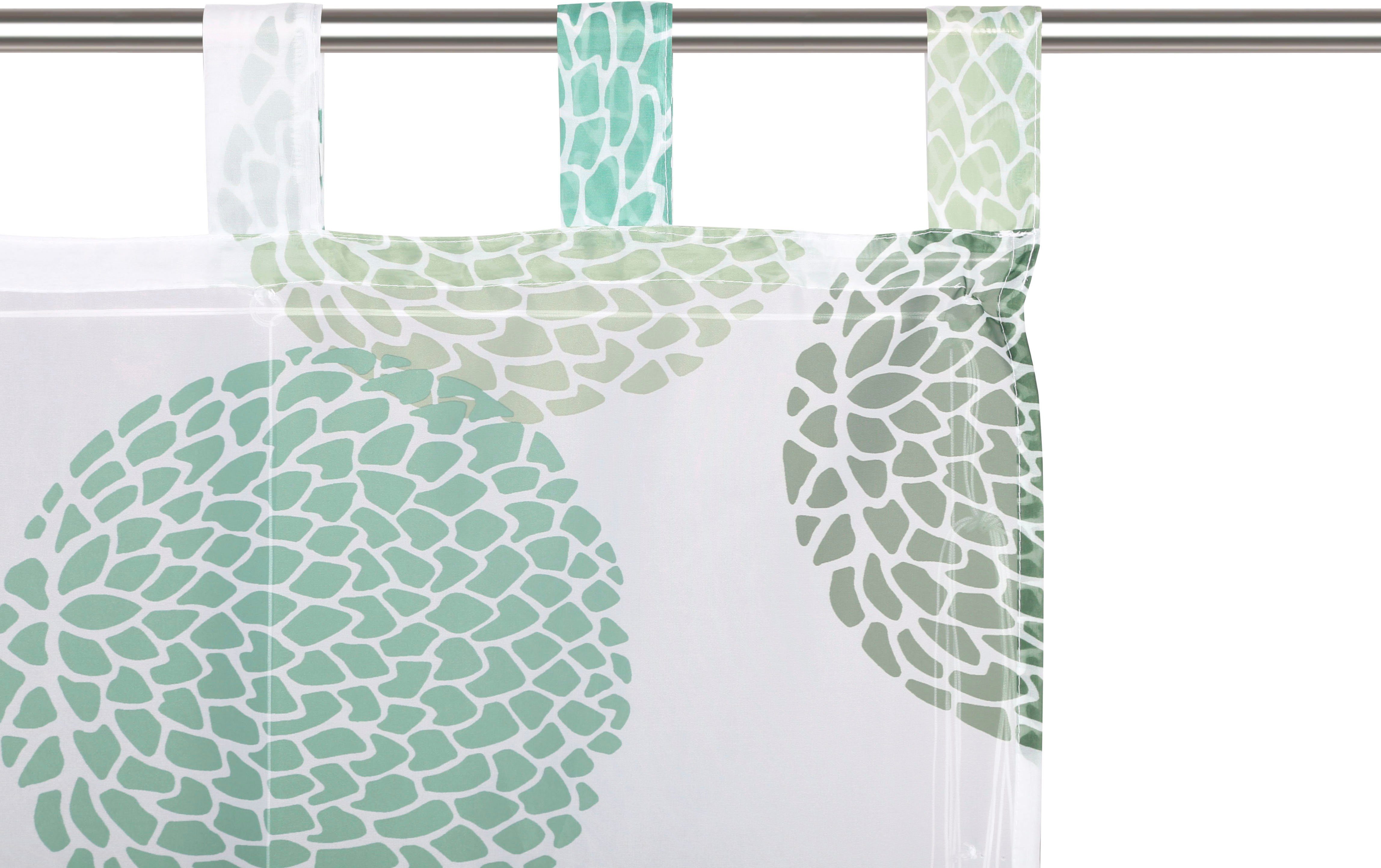 my home Romeins rolgordijn Belem Transparant, voile, polyester (1 stuk)