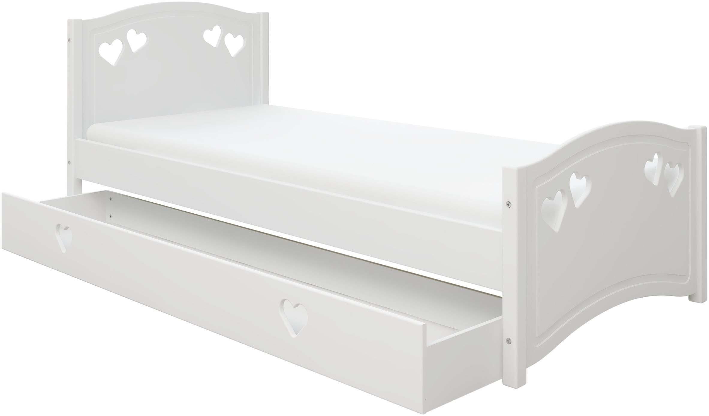 Lüttenhütt Kinderbed Beeke, OTTO's Choice, kinderbed, met matras + lade FSC®-gecertificeerd, veel opbergruimte, tot 100 KG belastbaar (4-delig)