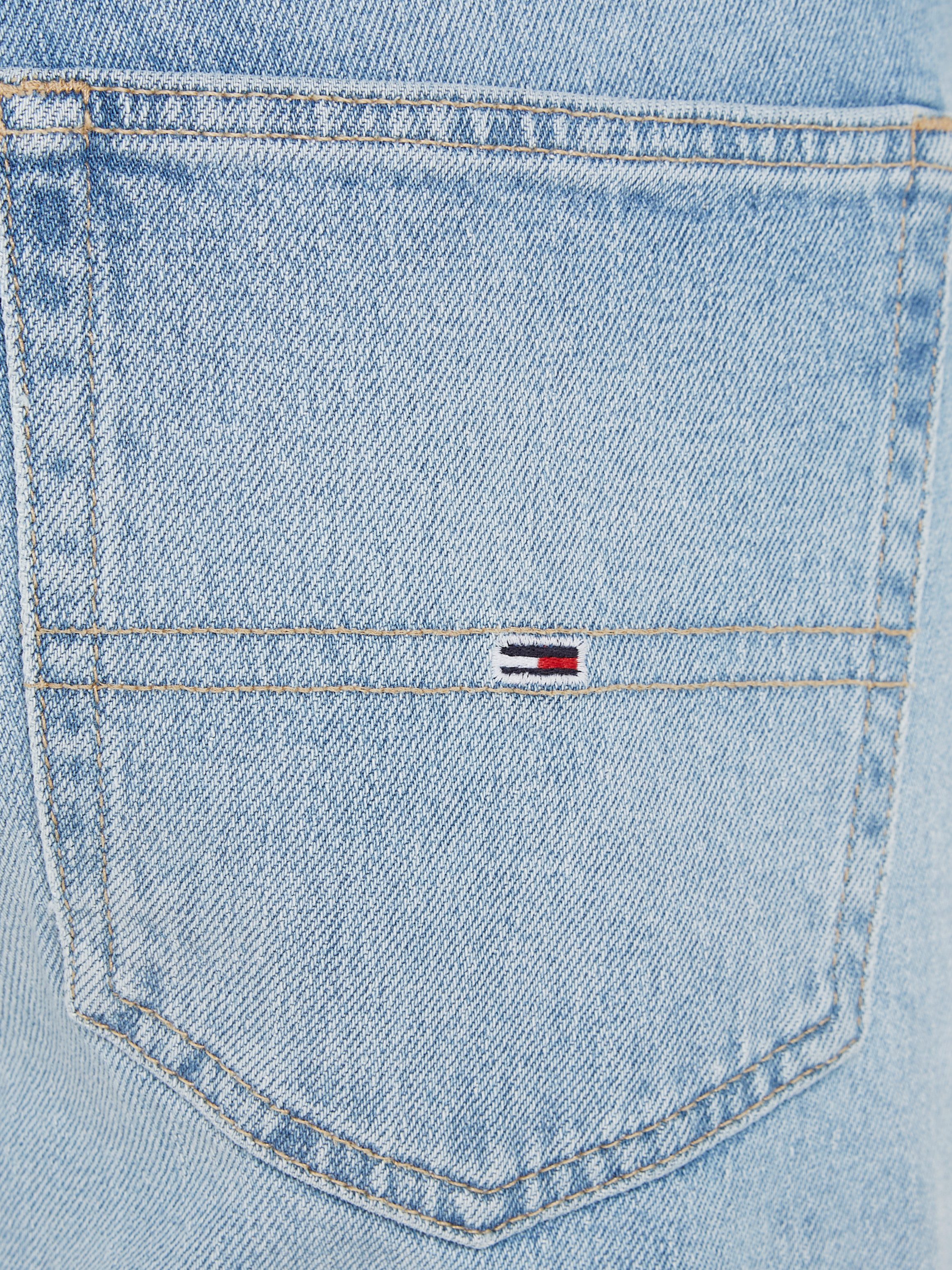 TOMMY JEANS Slim fit jeans RYAN SLIM STRAIGHT met gestempeld logo