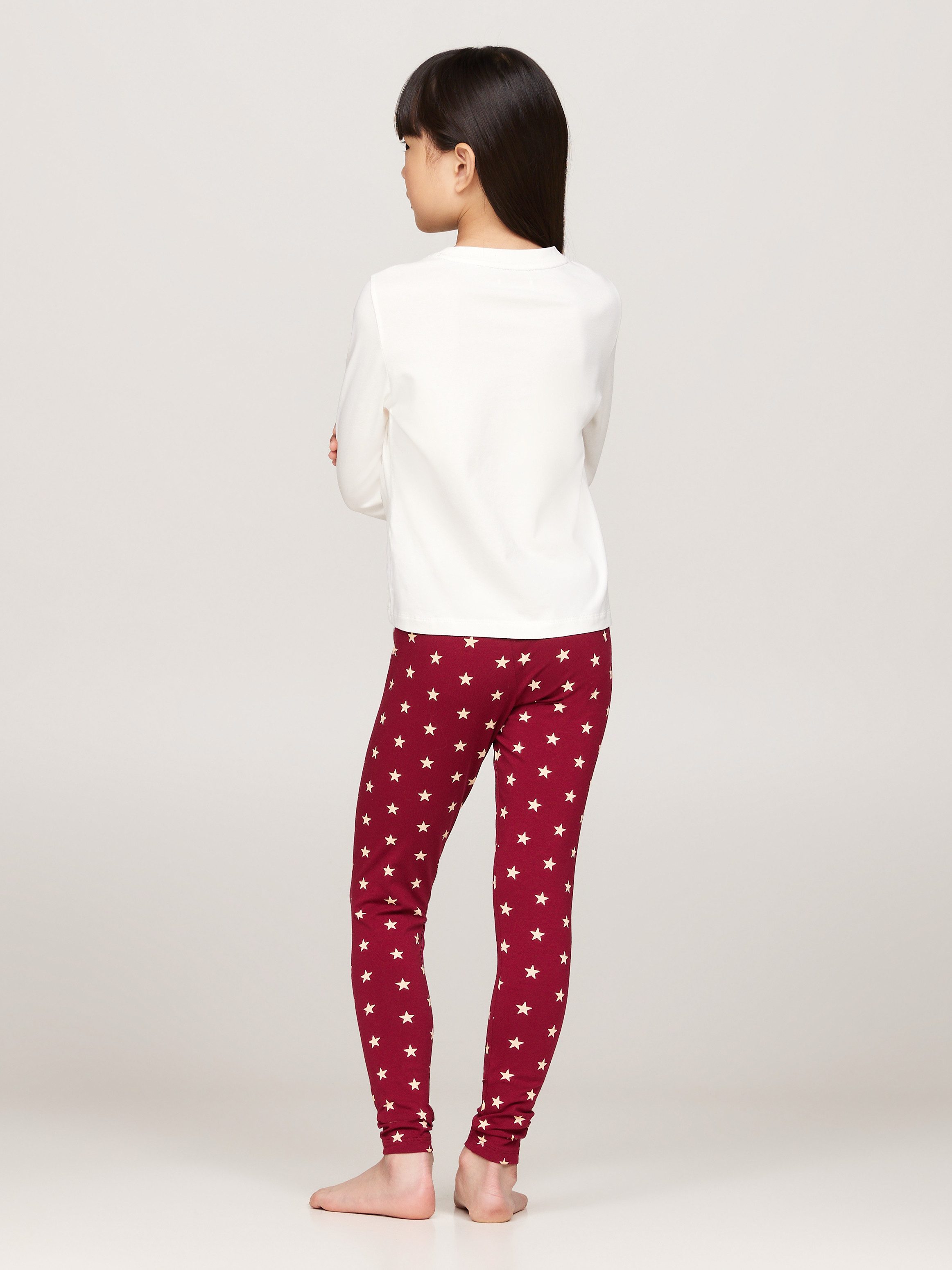 Tommy Hilfiger Underwear Pyjama LS PJ LEGGING PRINT SET voor kinderen tot 16 jaar
