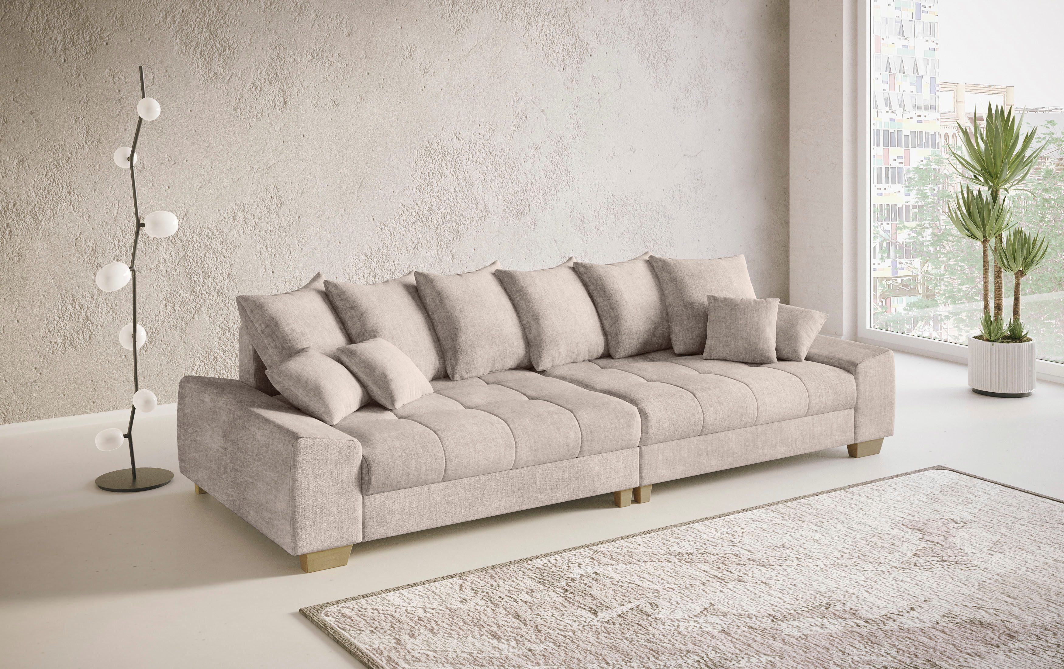 Mr. Couch Megabank Nikita II Optioneel met koudschuim bekleding, tot 140 kg belastbaar
