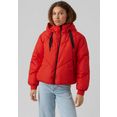 vero moda gewatteerde jas vmbeverly short jacket rood