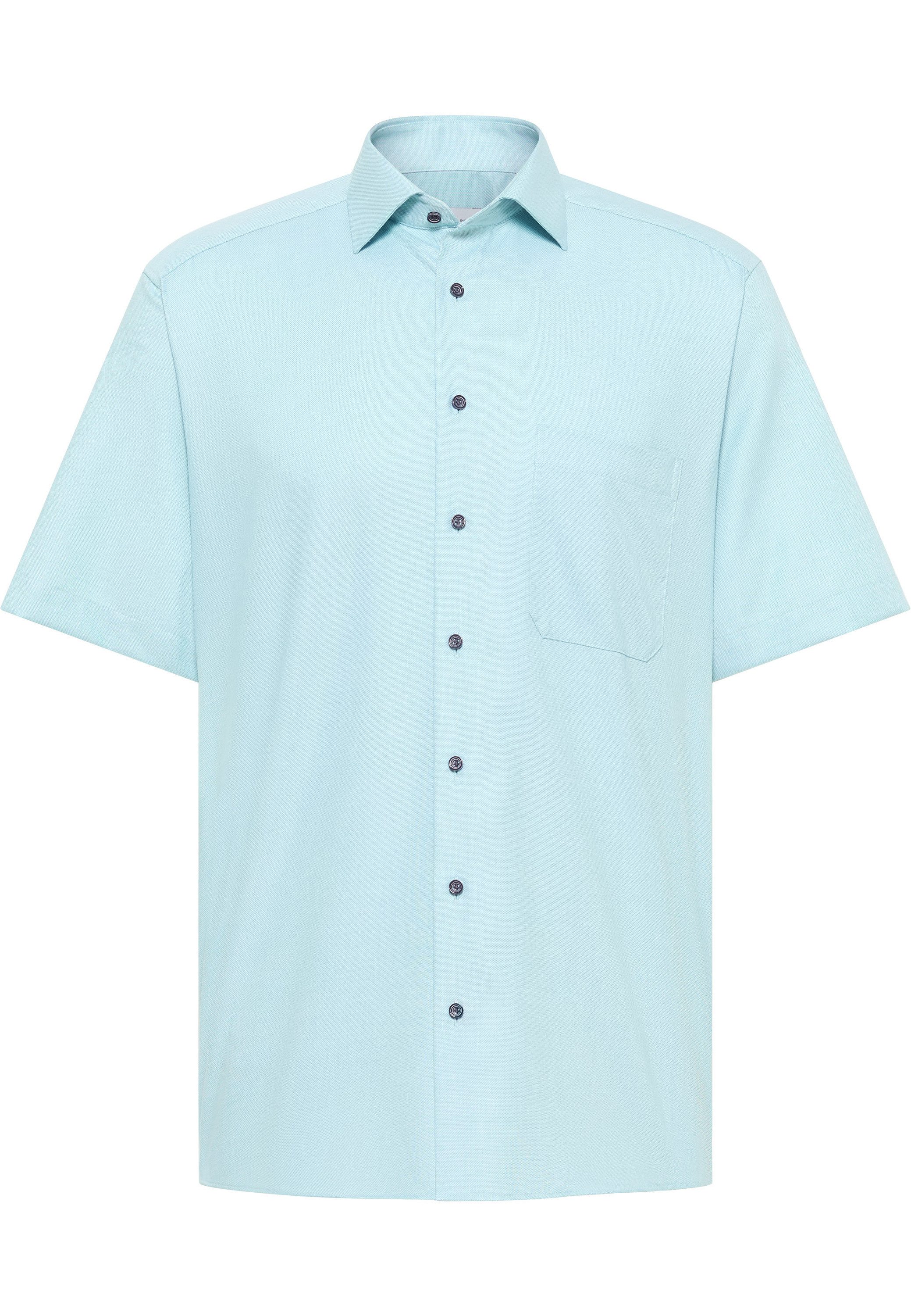 Eterna Overhemd met korte mouwen Comfort fit NON IRON (strijkvrij)